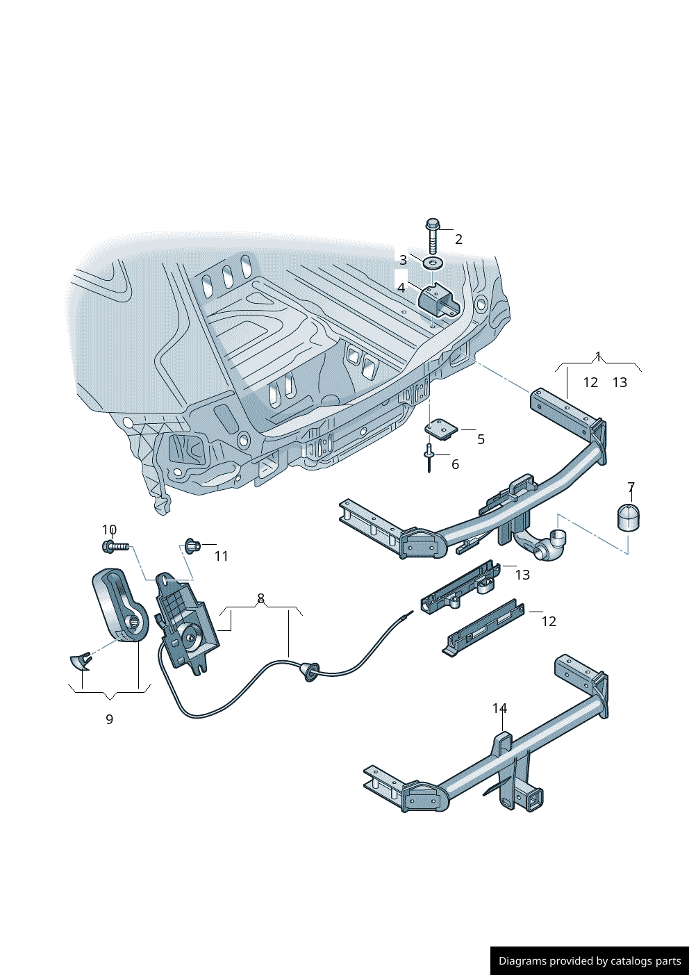Car part diagram