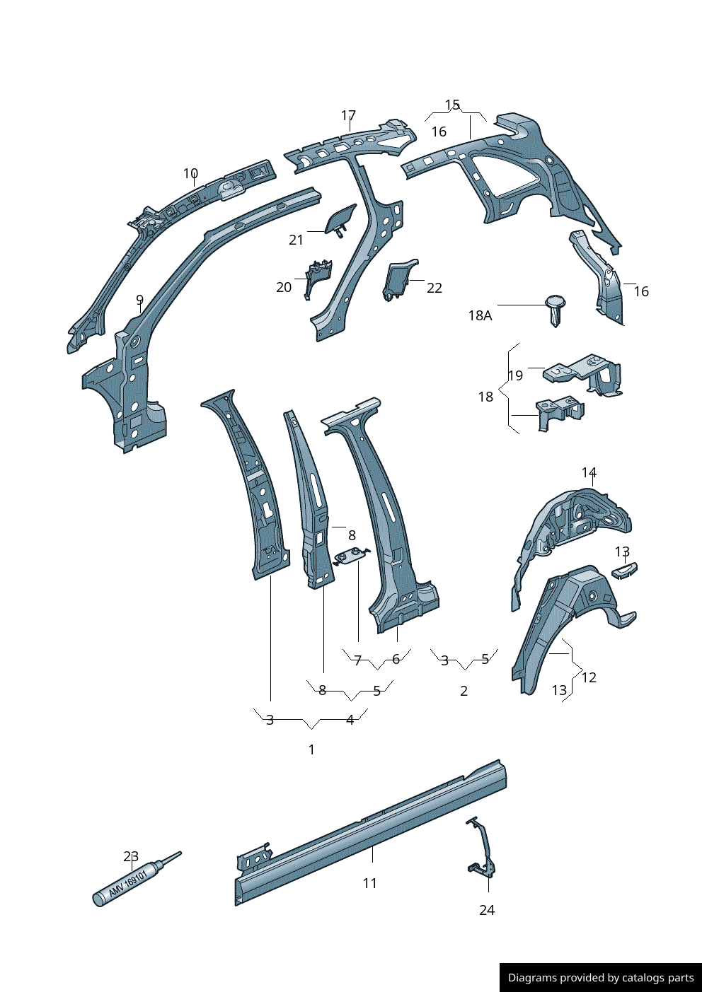 Car part diagram
