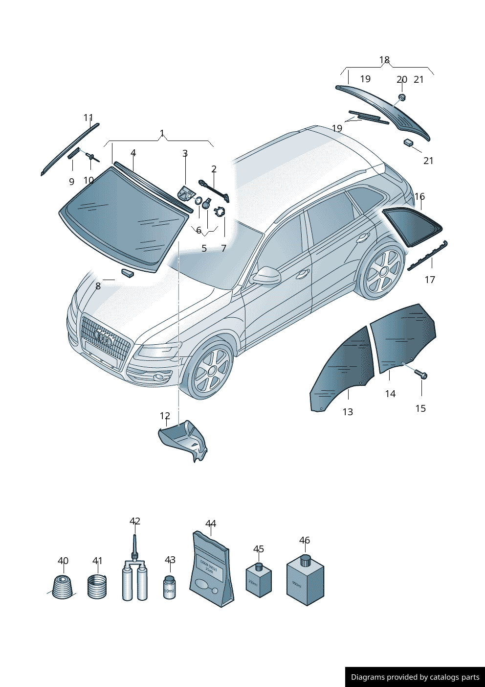 Car part diagram