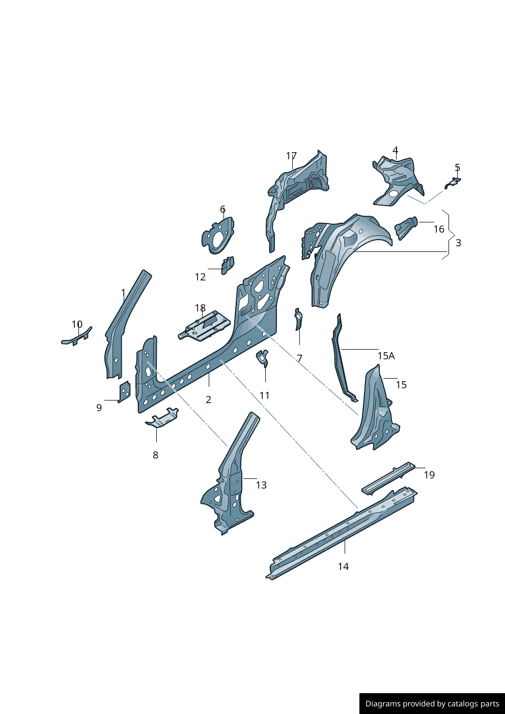 Car part diagram