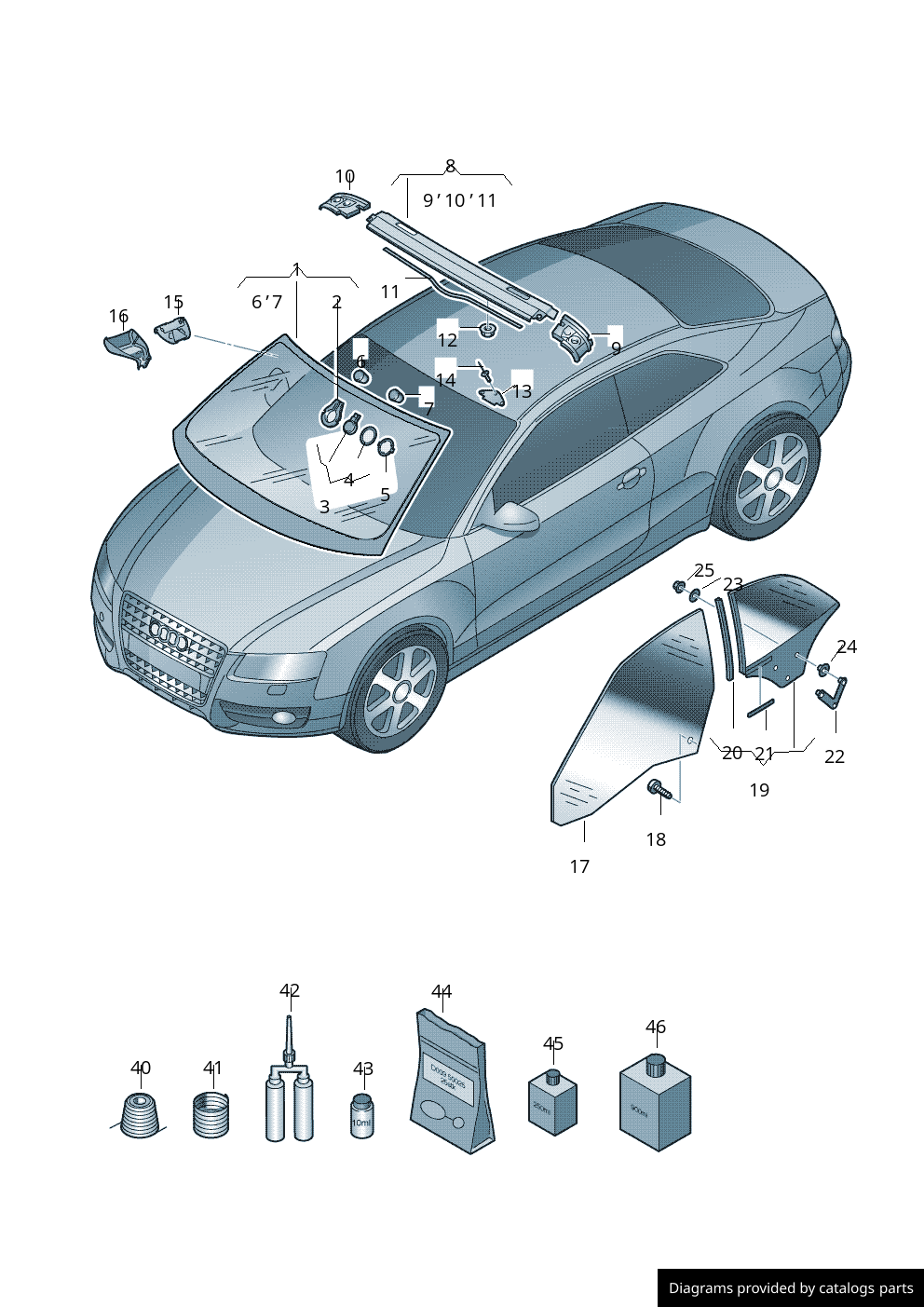Car part diagram