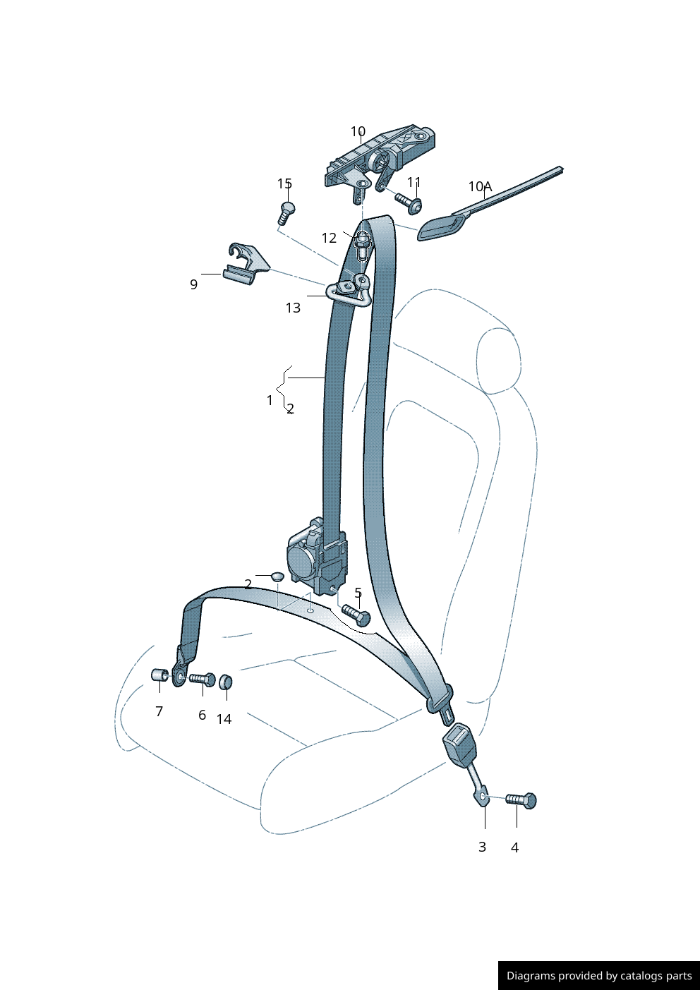Car part diagram