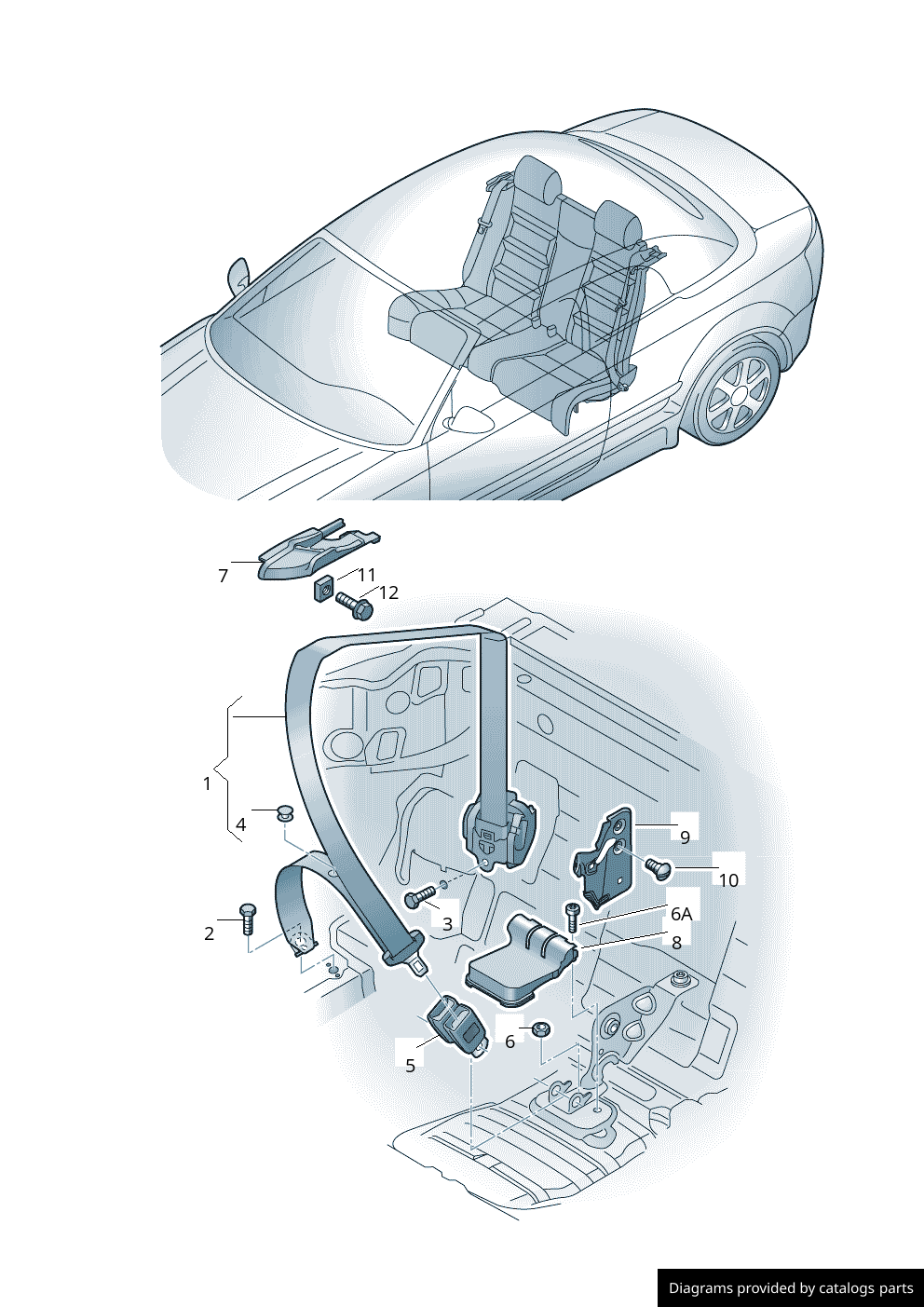 Car part diagram