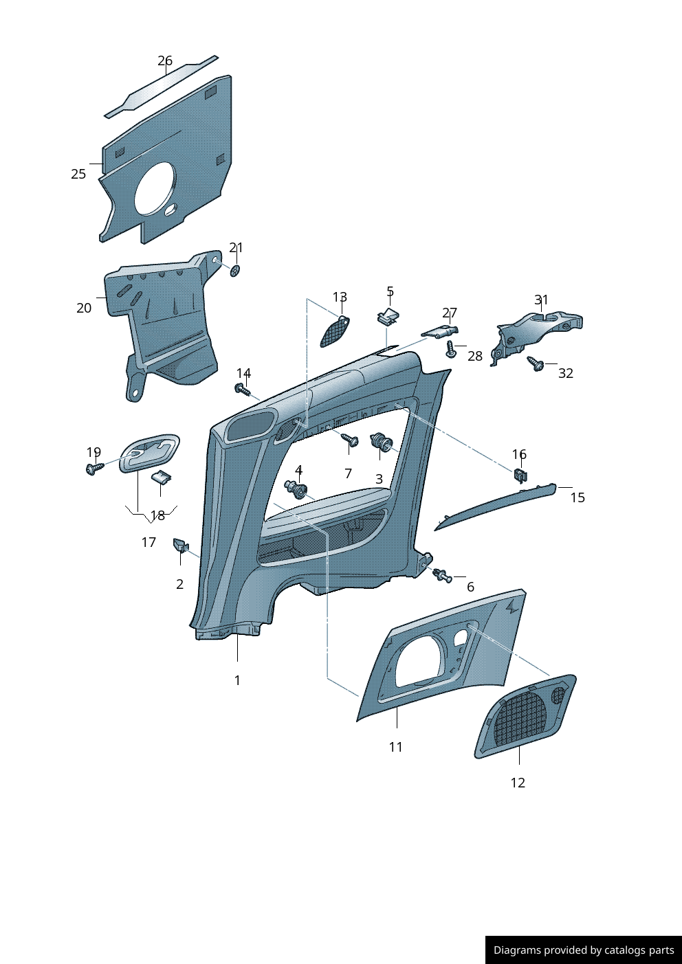 Car part diagram