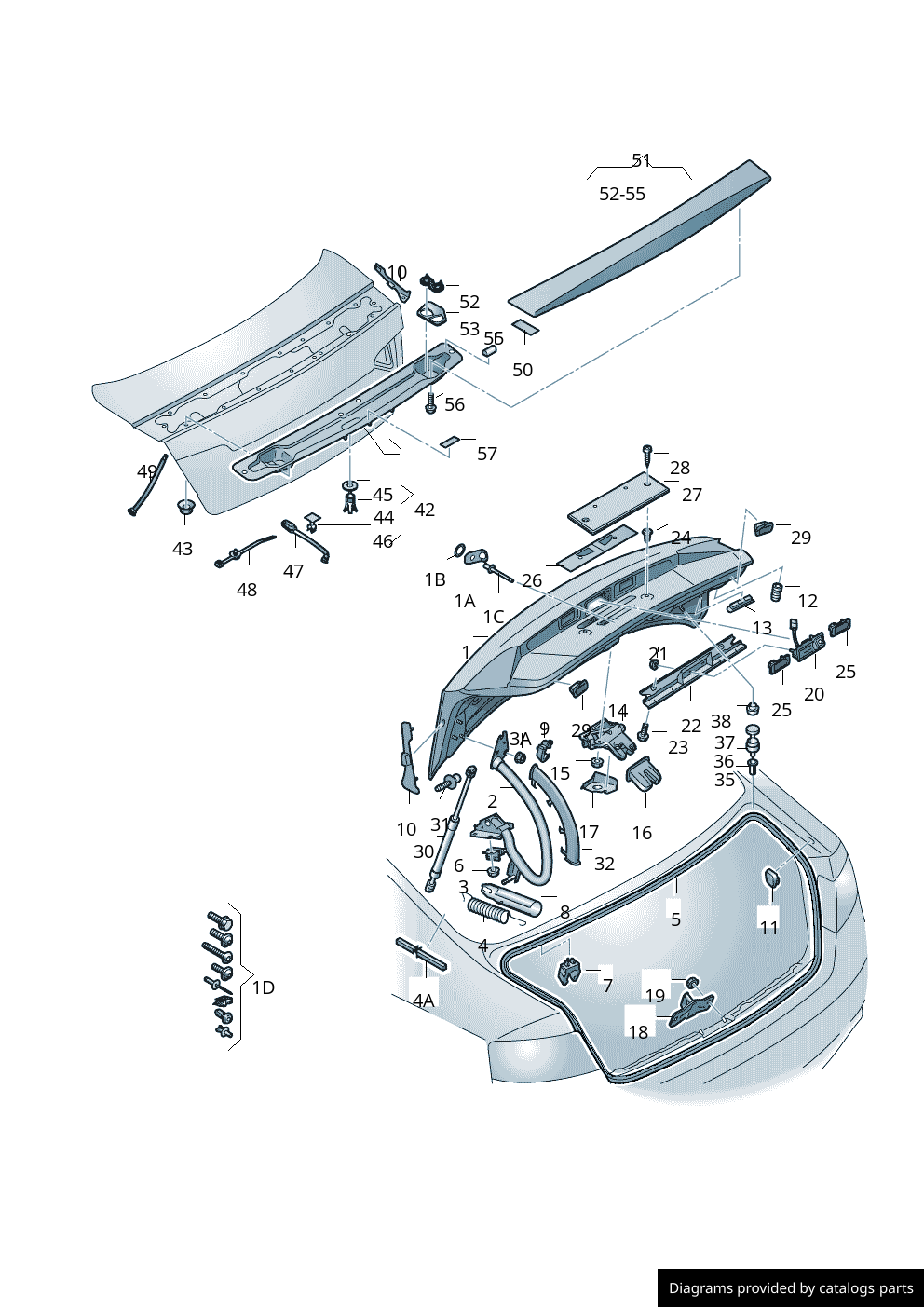 Car part diagram