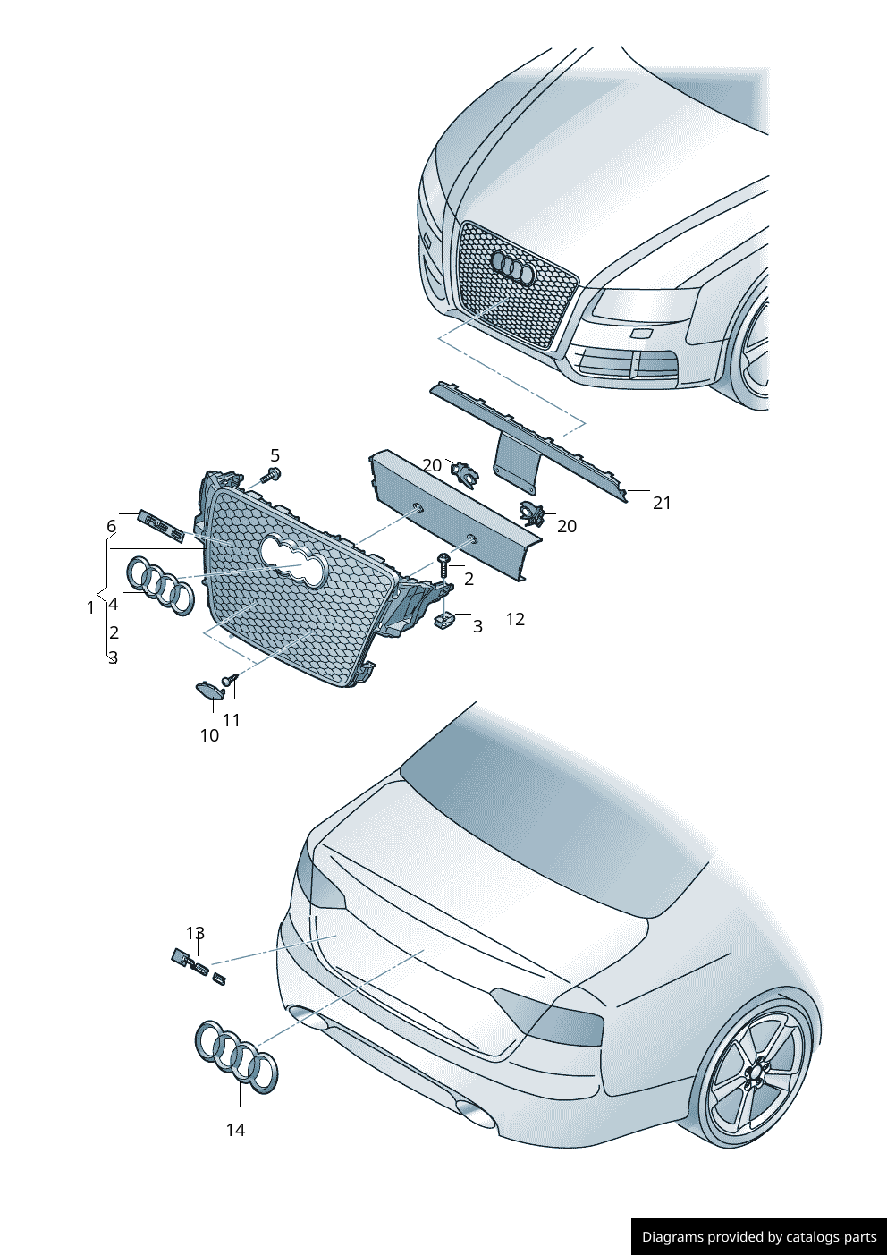 Car part diagram