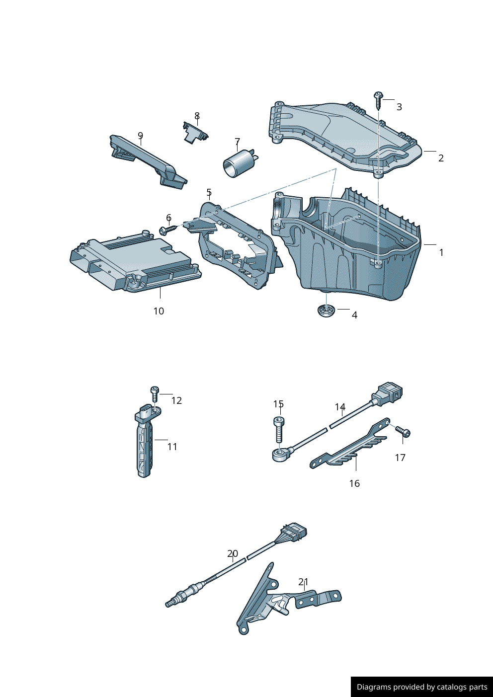 Car part diagram