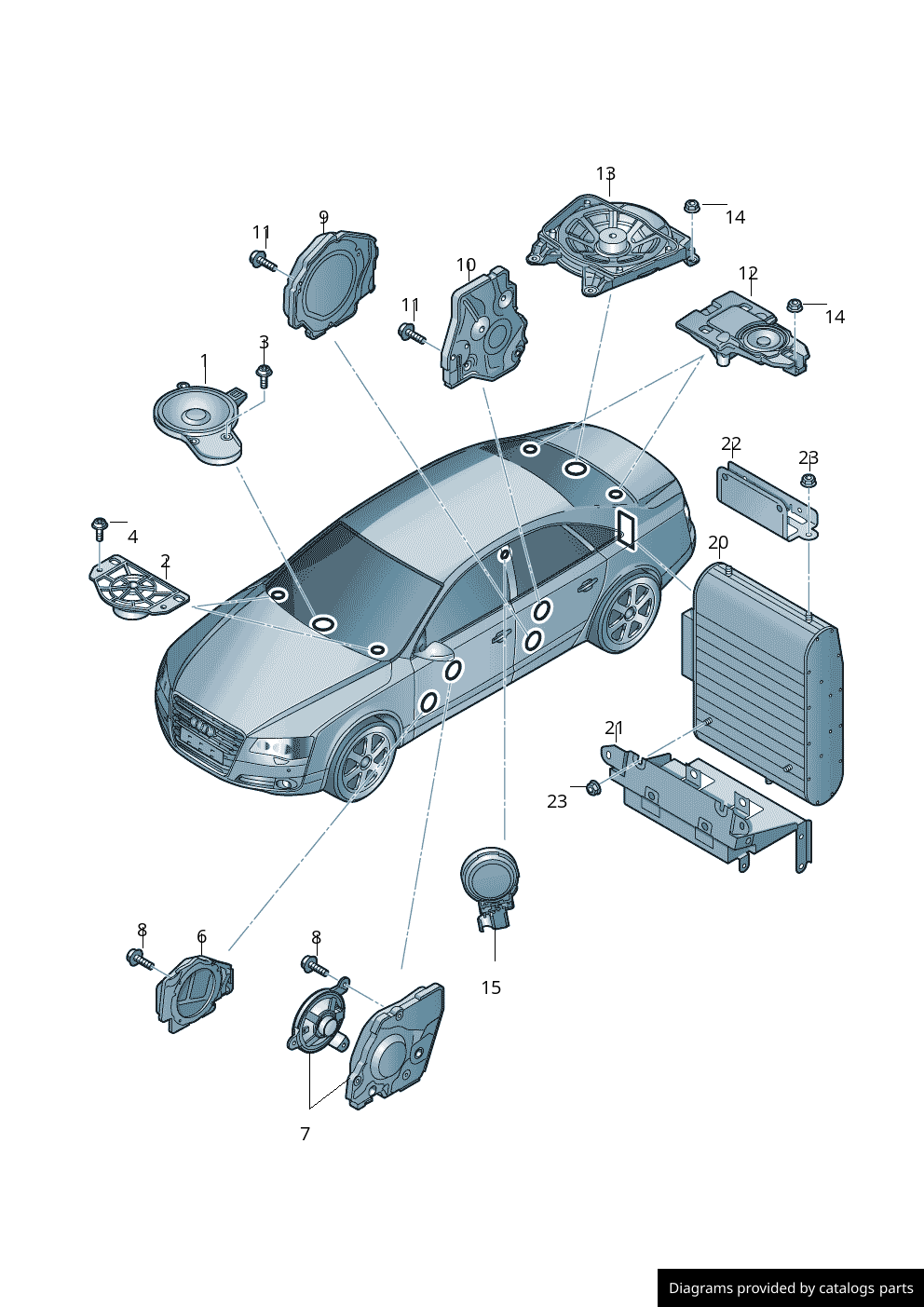 Car part diagram