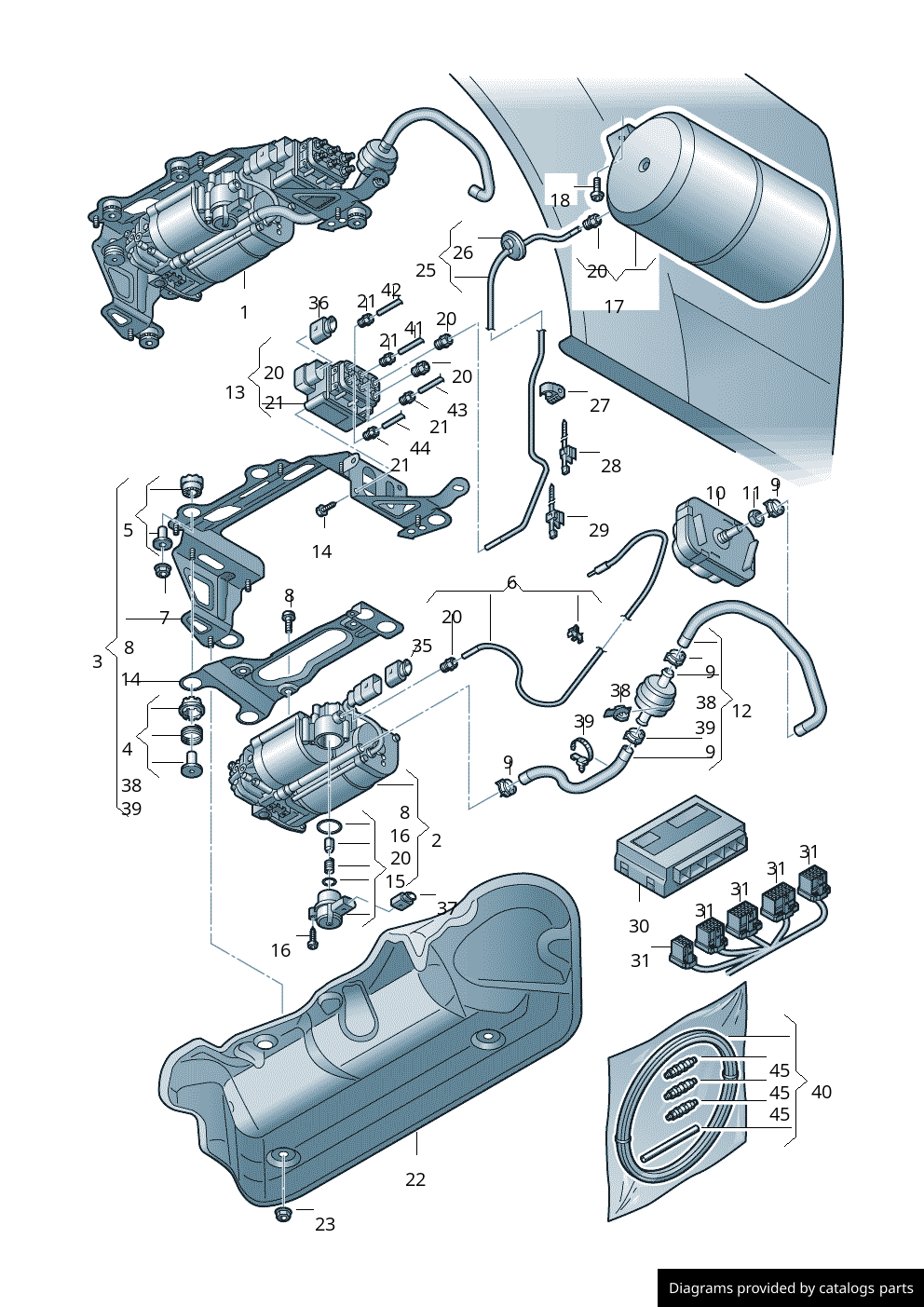 Car part diagram