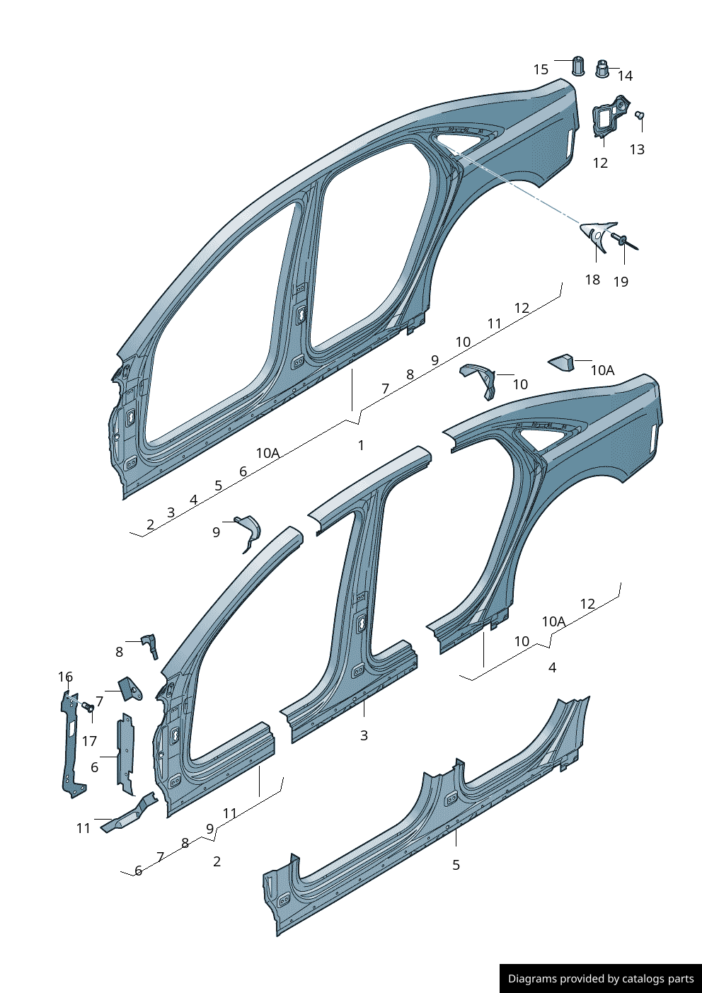 Car part diagram