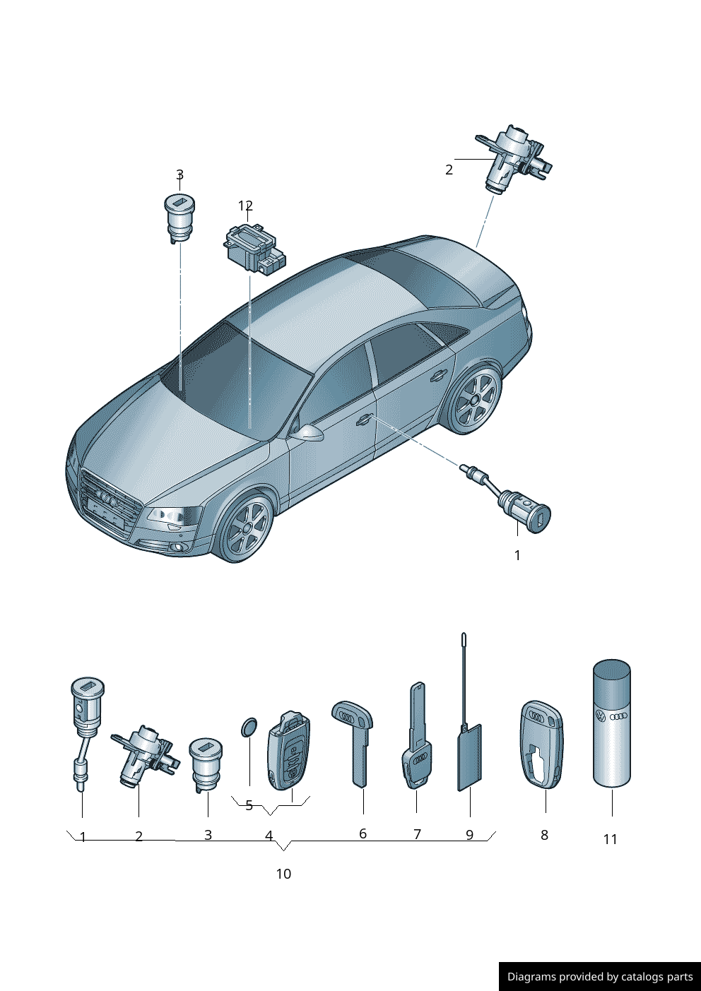 Car part diagram
