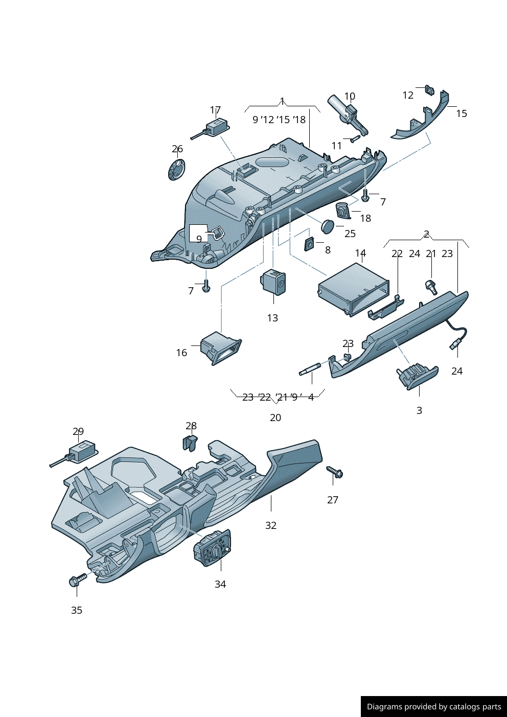 Car part diagram
