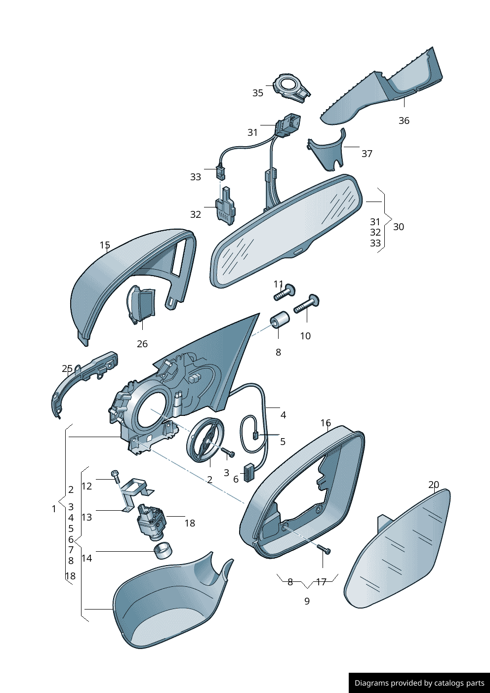 Car part diagram