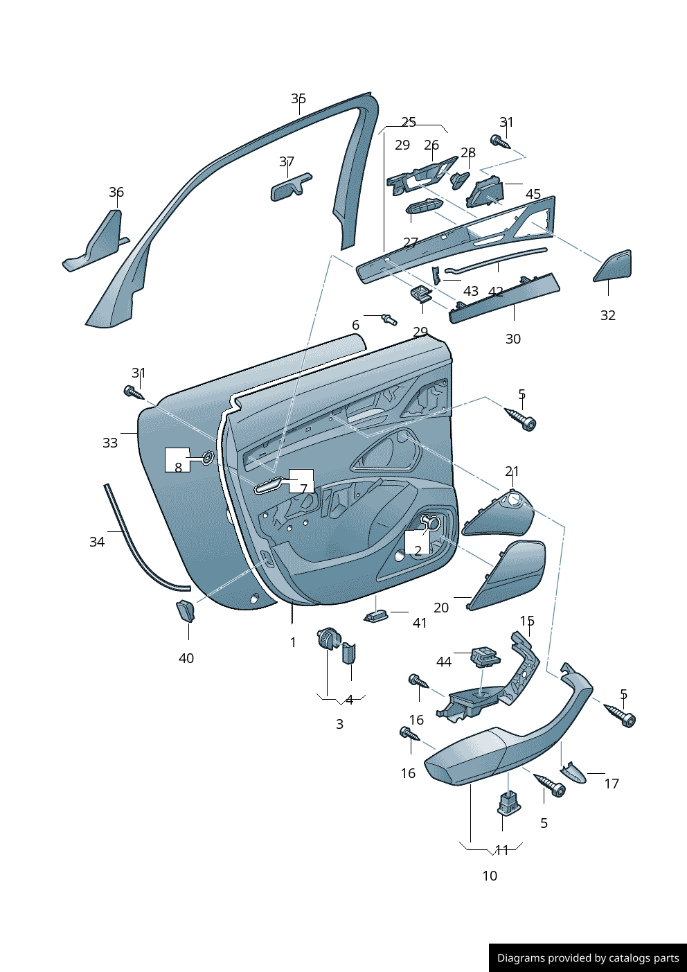 Car part diagram