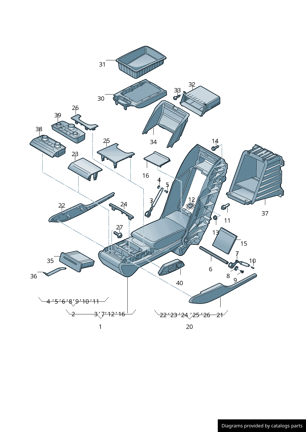 Car part diagram