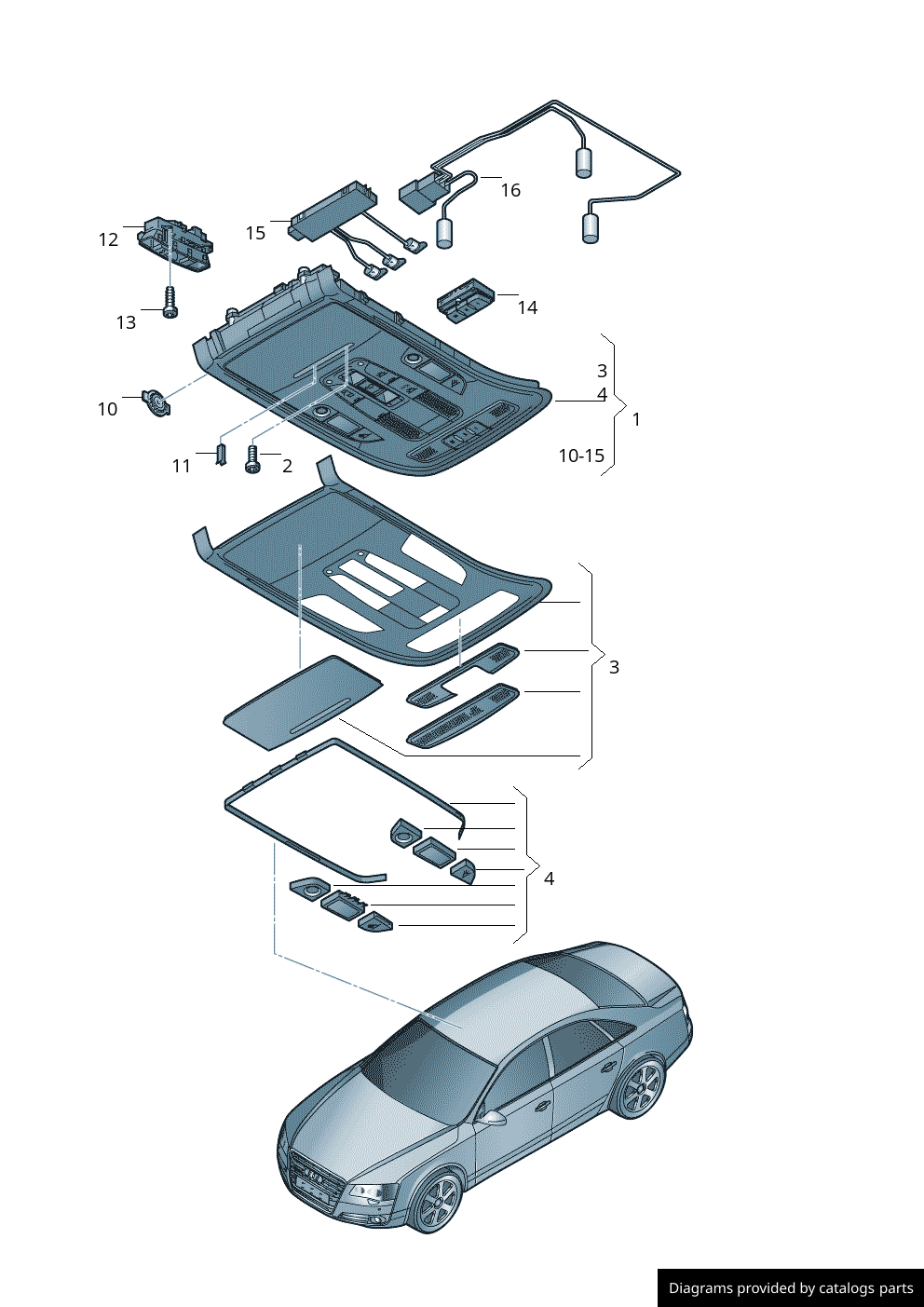 Car part diagram