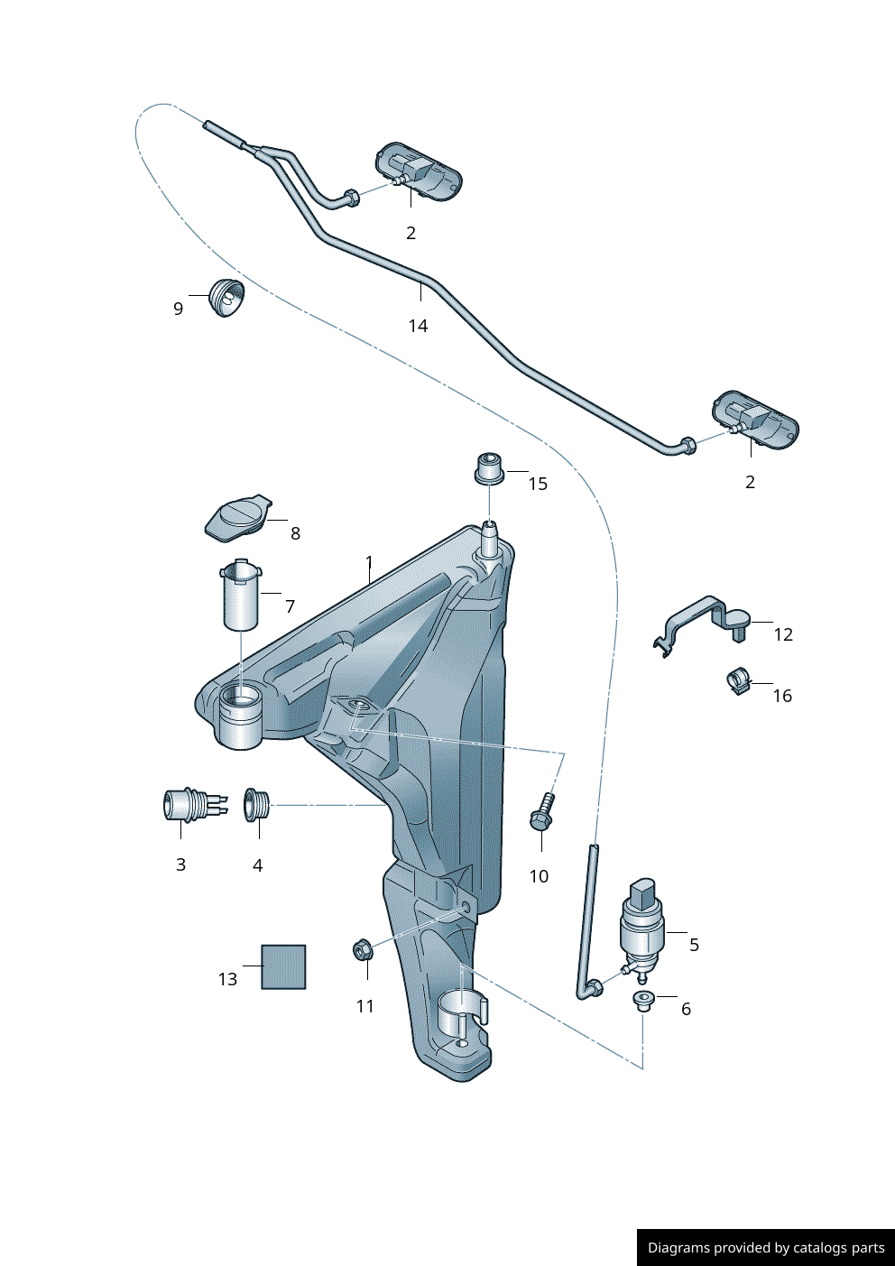 Car part diagram