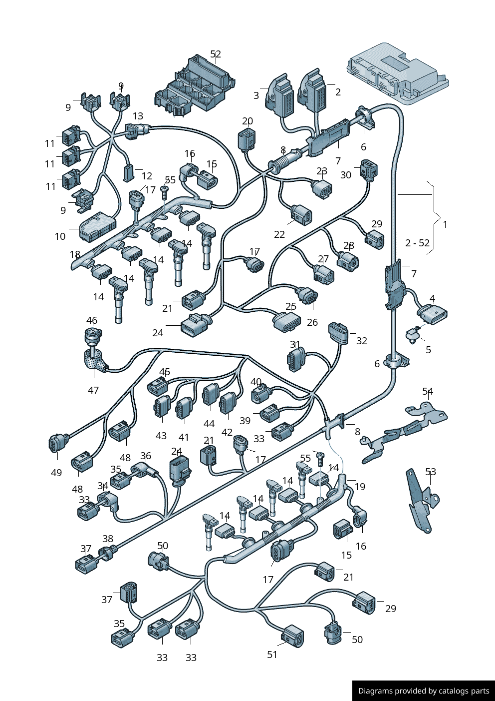 Car part diagram
