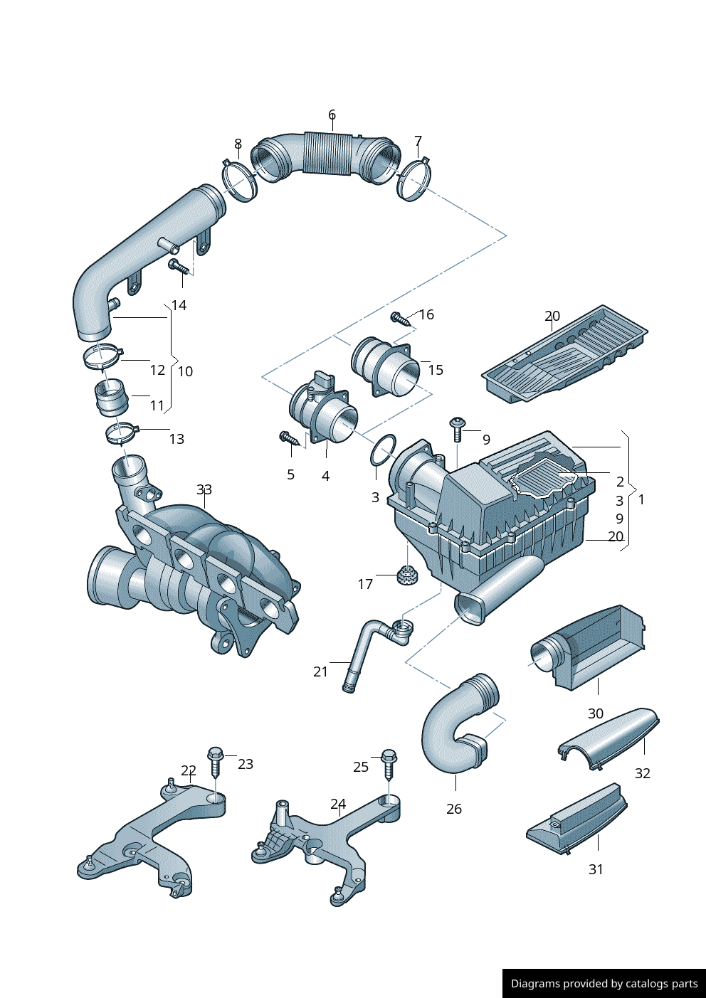 Car part diagram