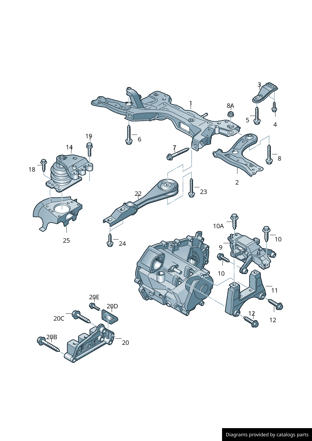 Car part diagram