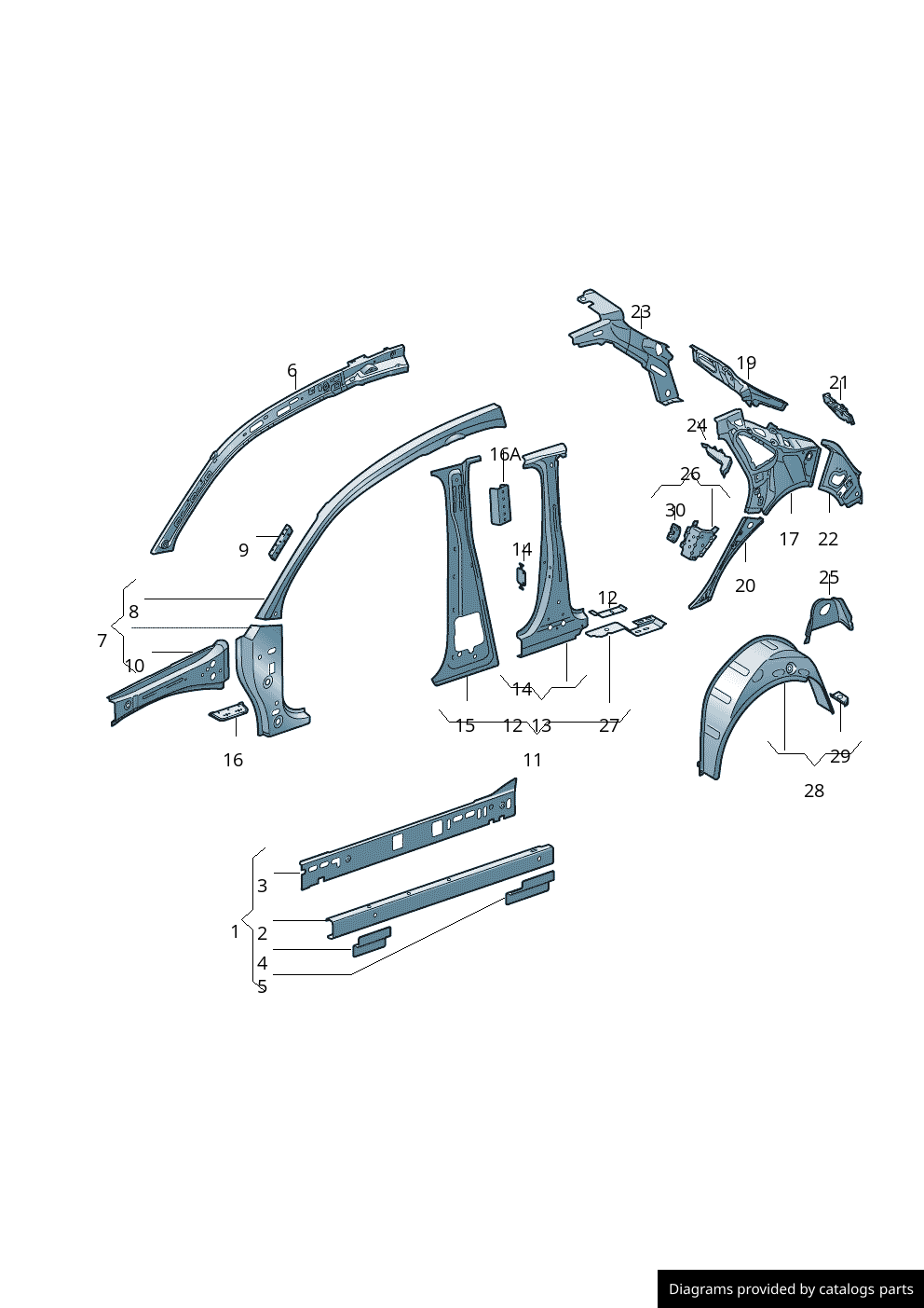 Car part diagram