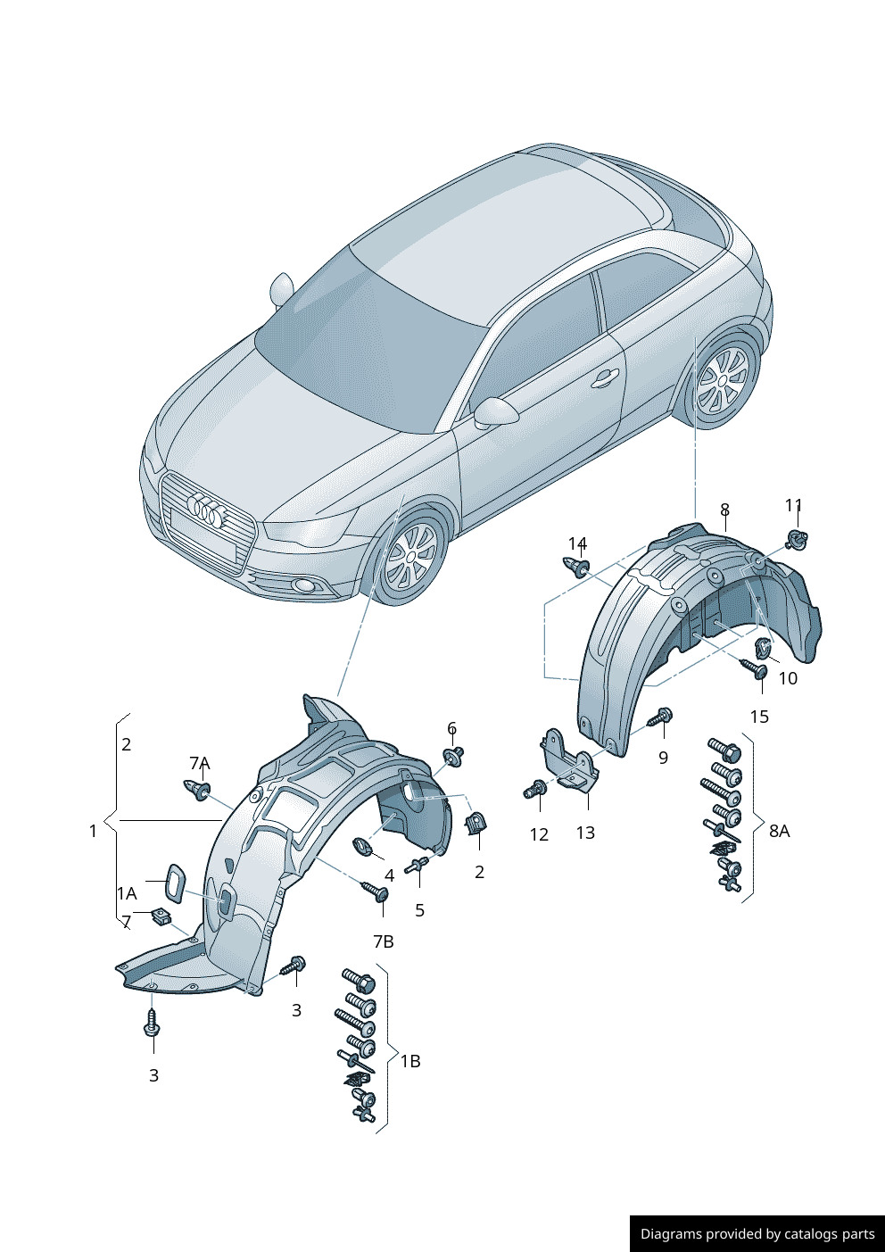 Car part diagram