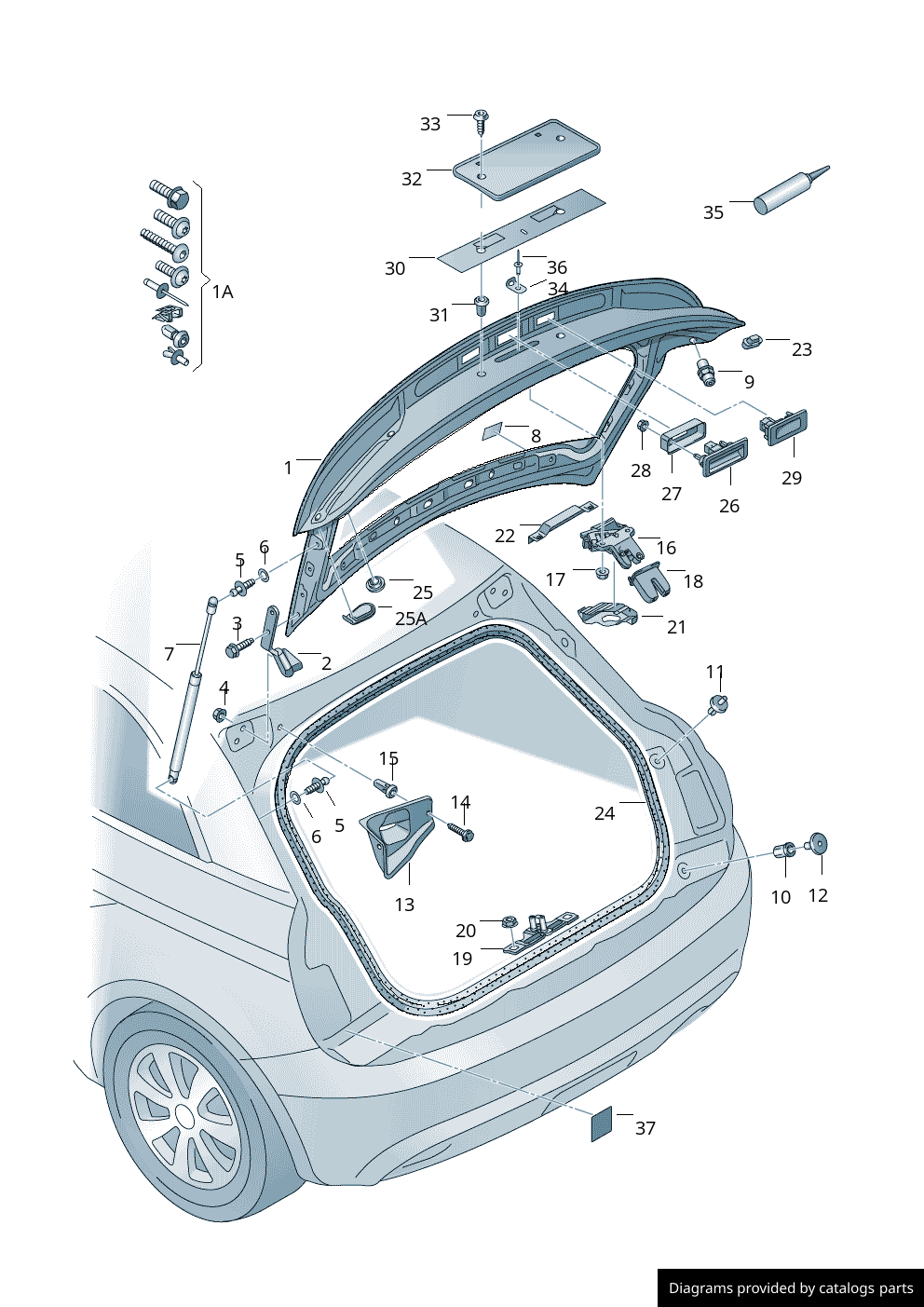Car part diagram