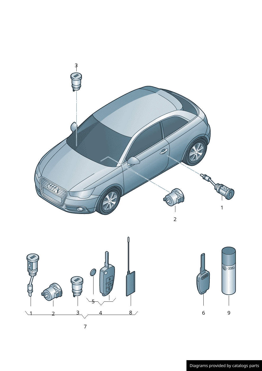 Car part diagram