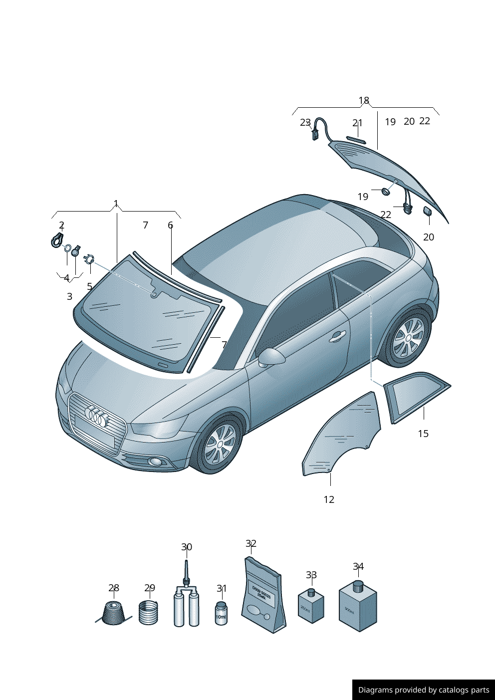 Car part diagram