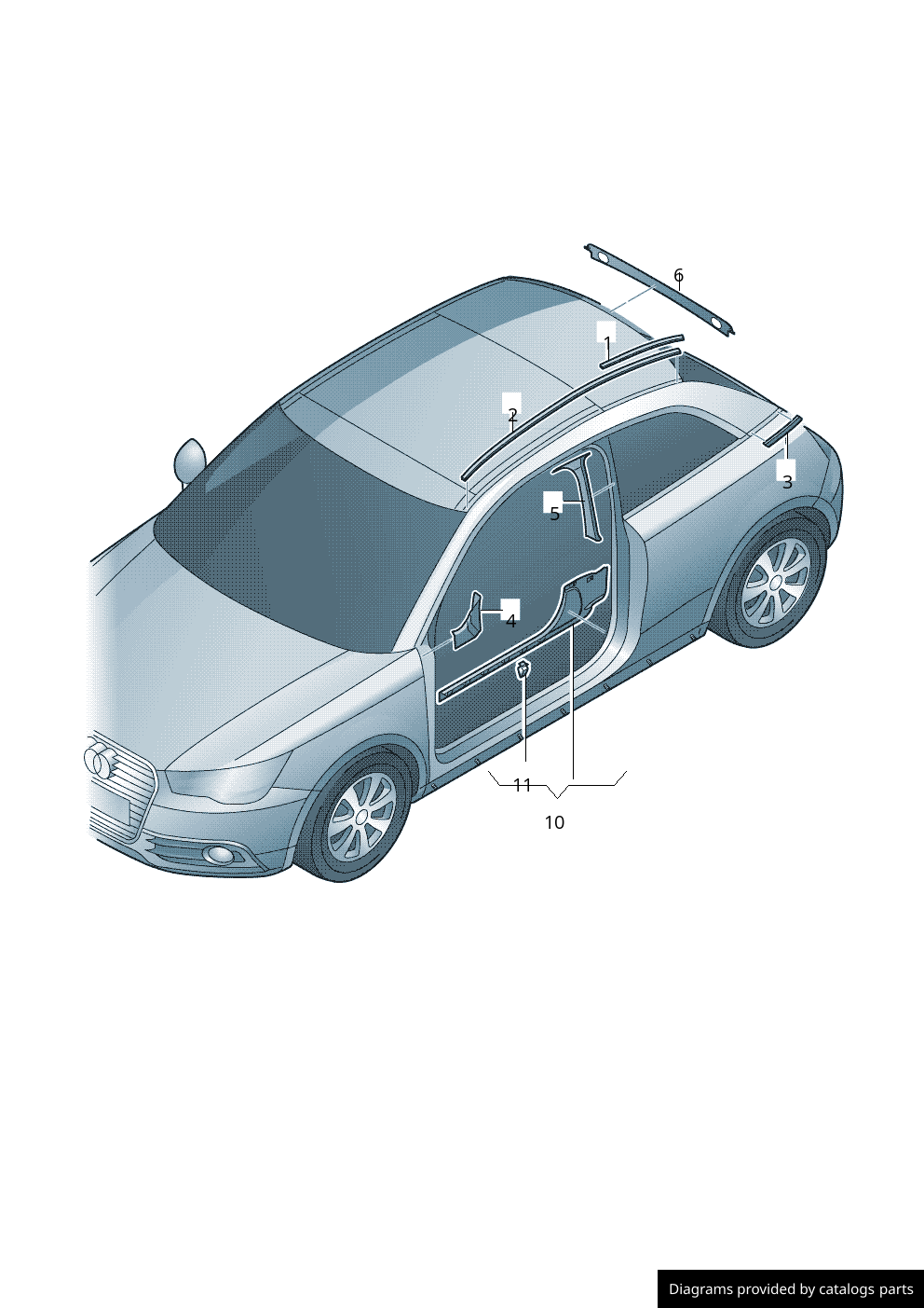 Car part diagram