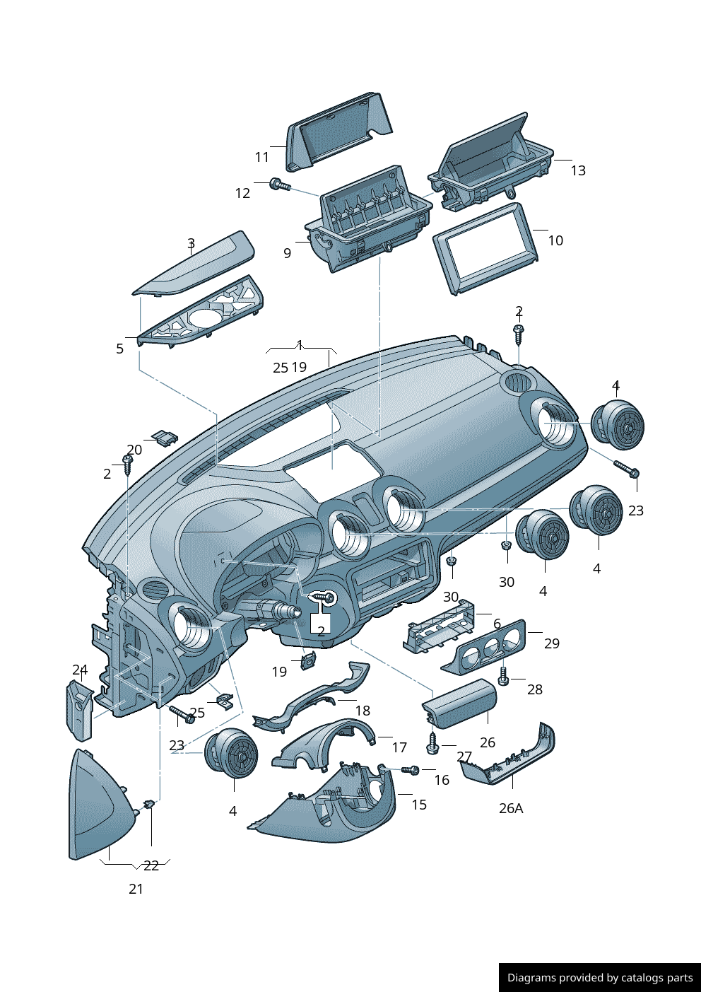 Car part diagram