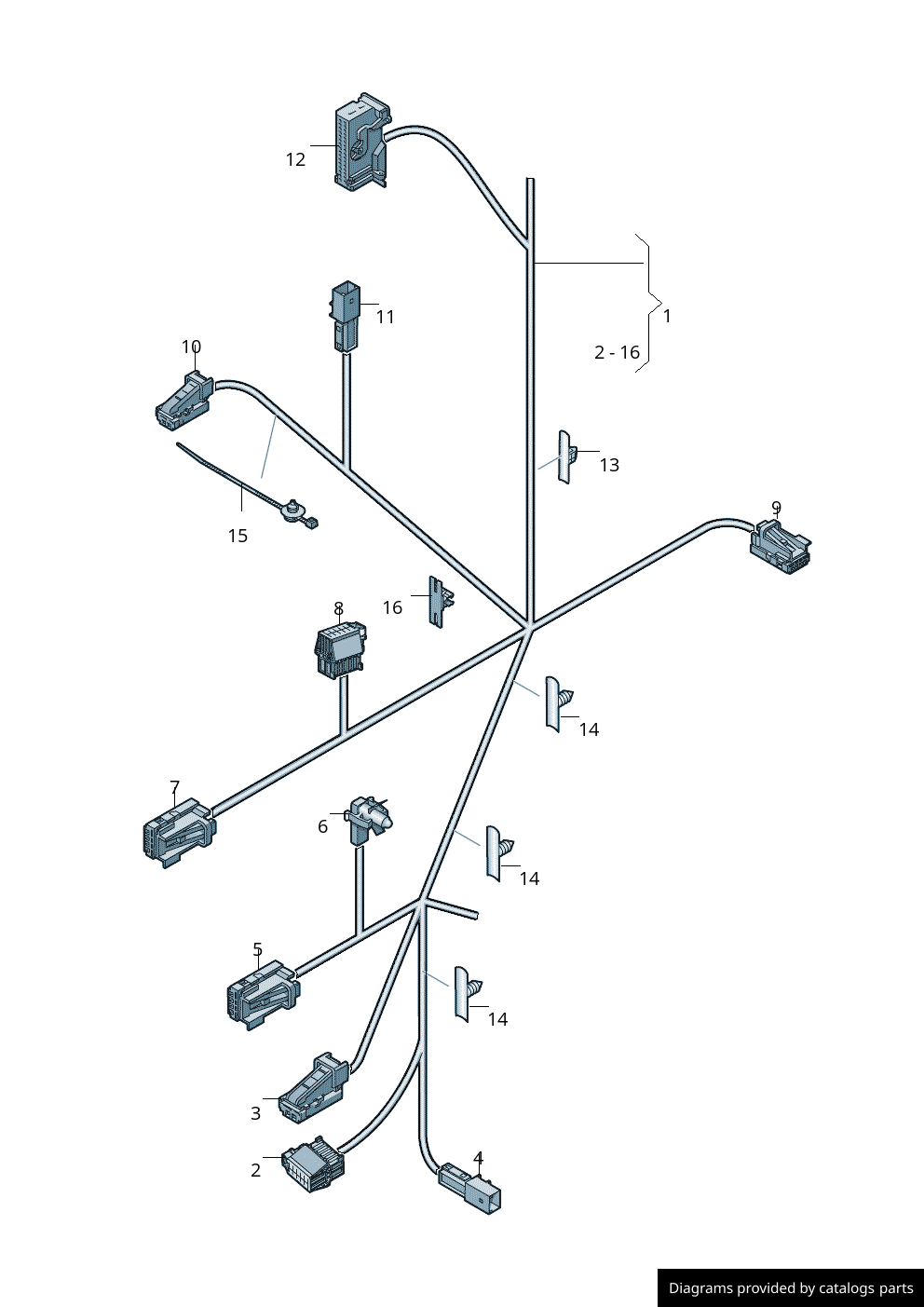 Car part diagram