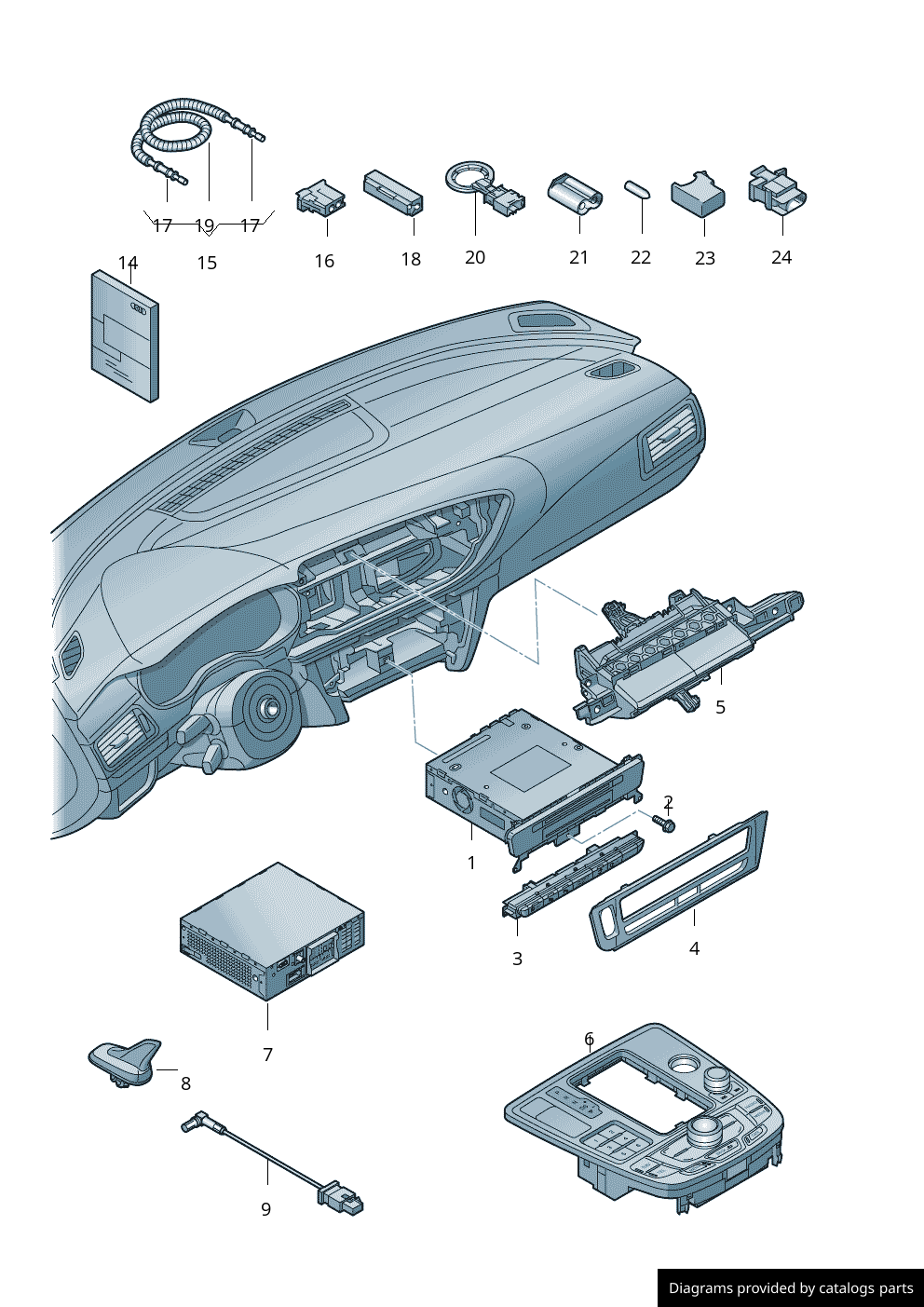 Car part diagram