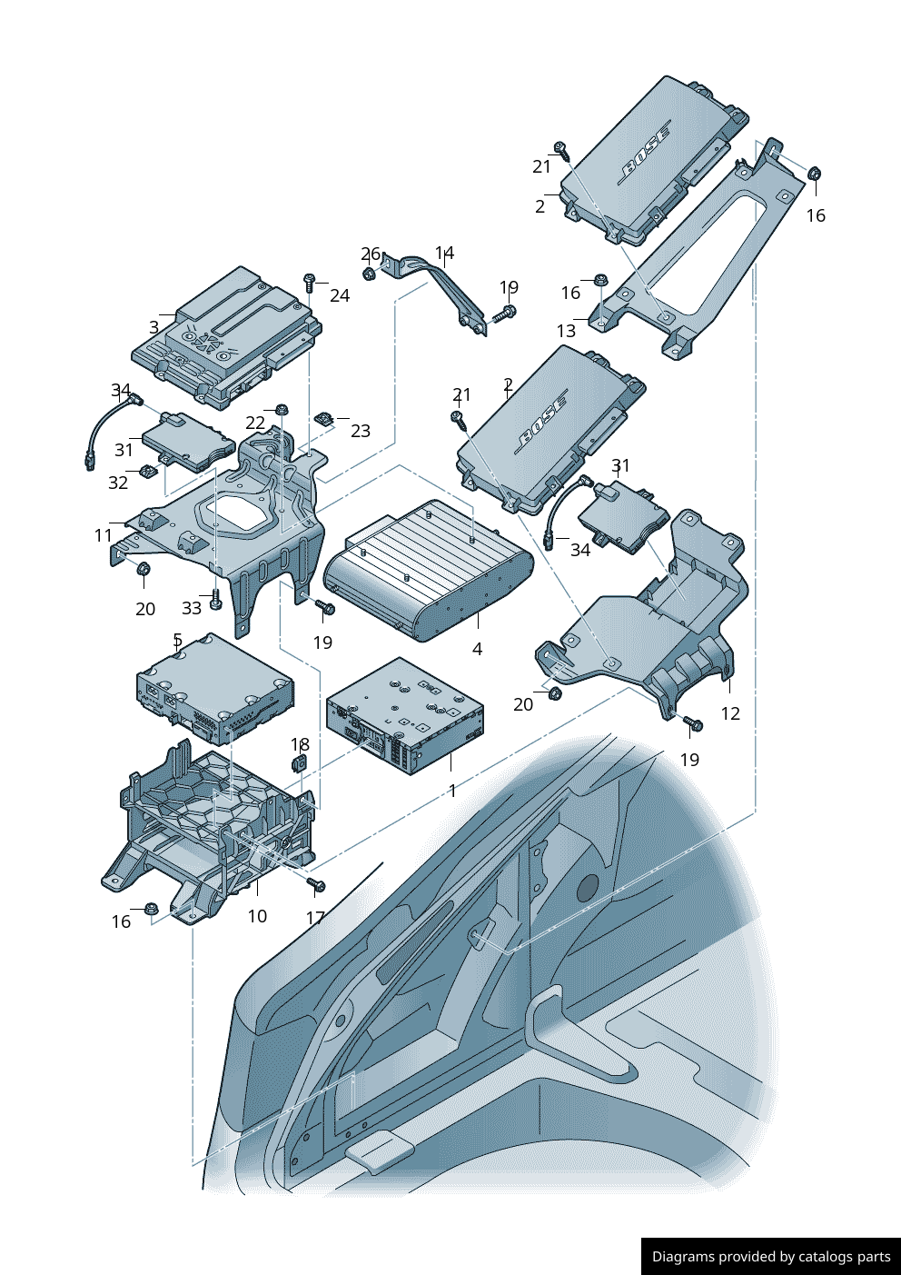 Car part diagram
