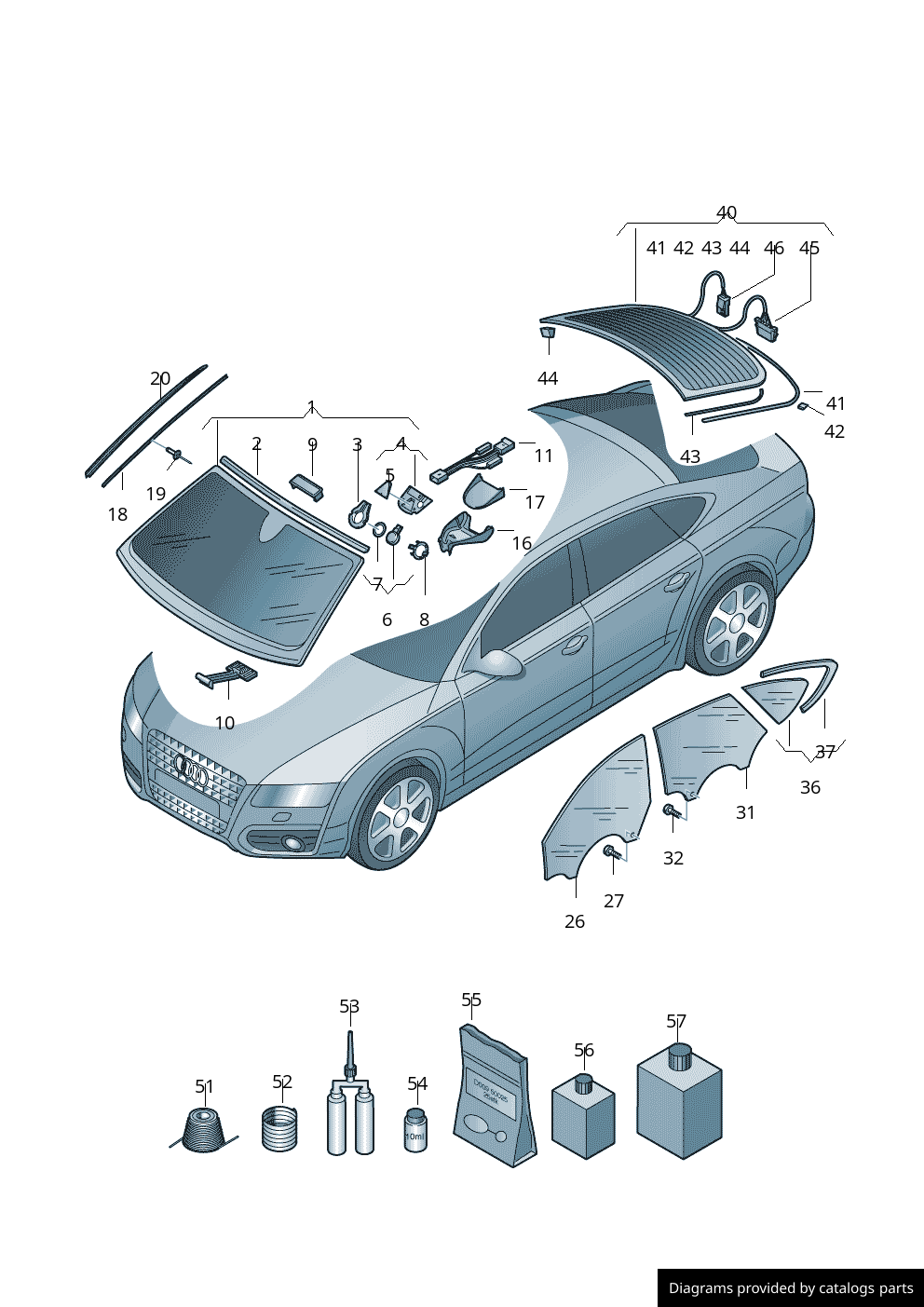 Car part diagram