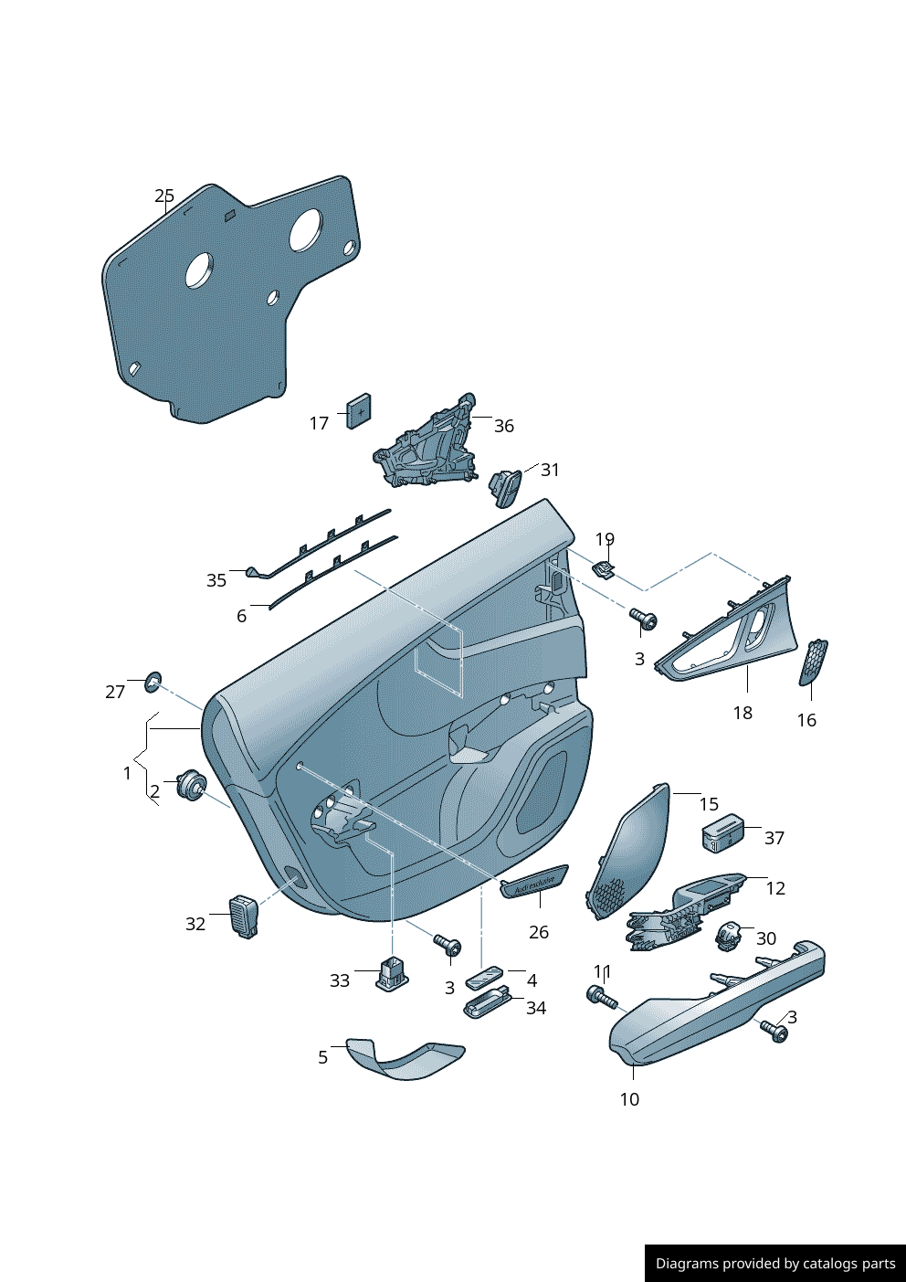Car part diagram