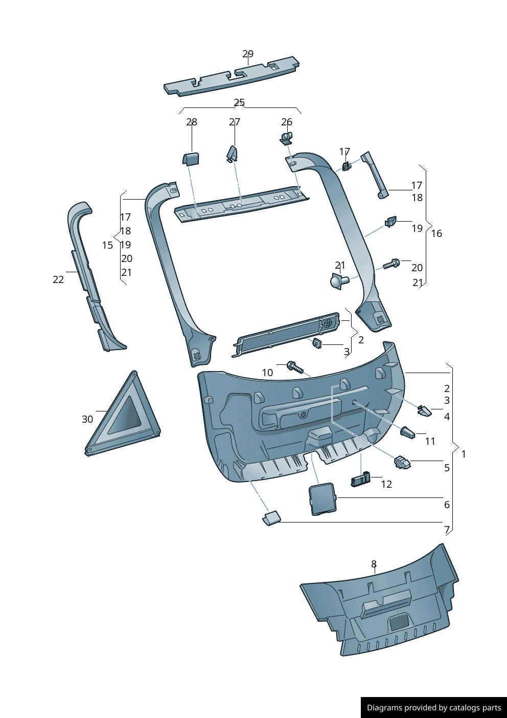 Car part diagram