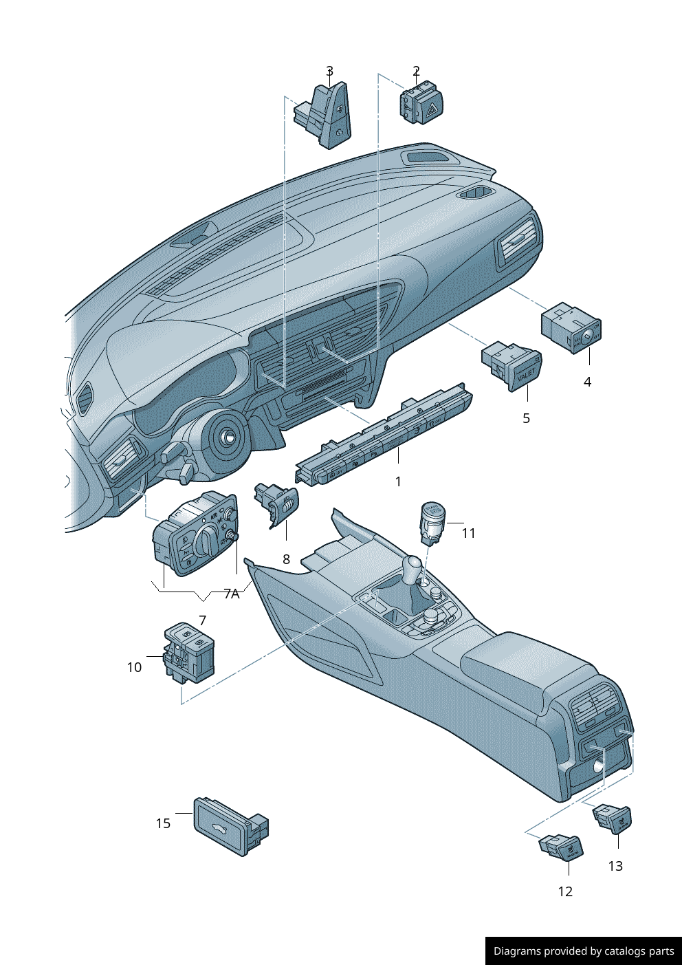 Car part diagram
