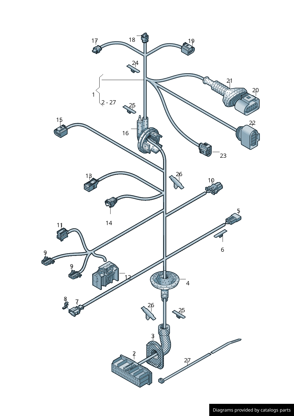 Car part diagram