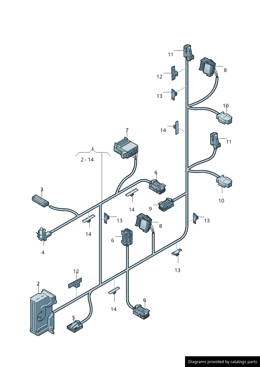 Car part diagram