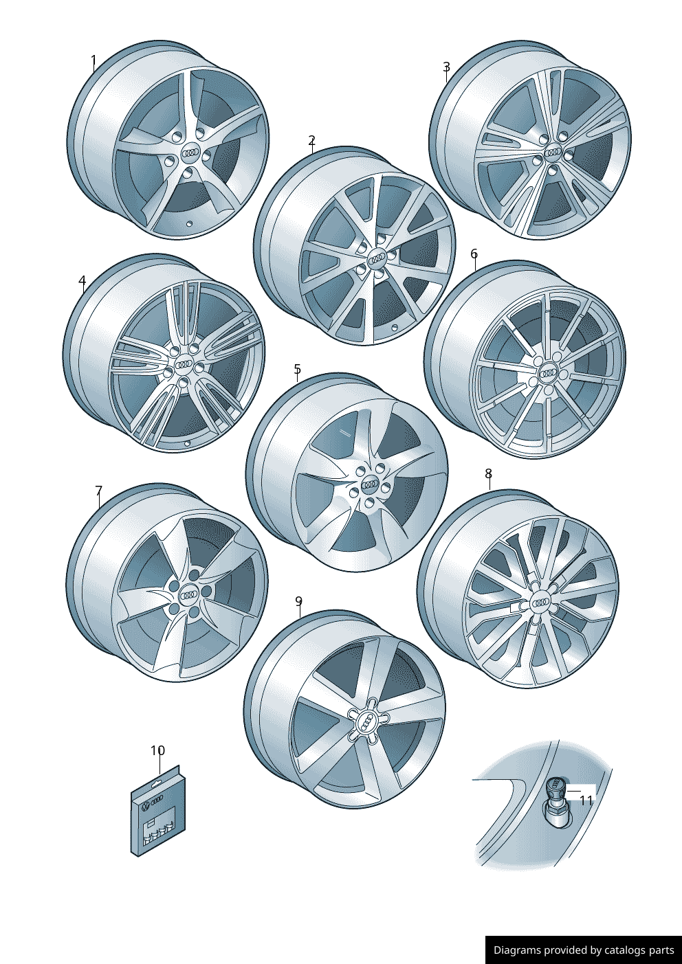 Car part diagram