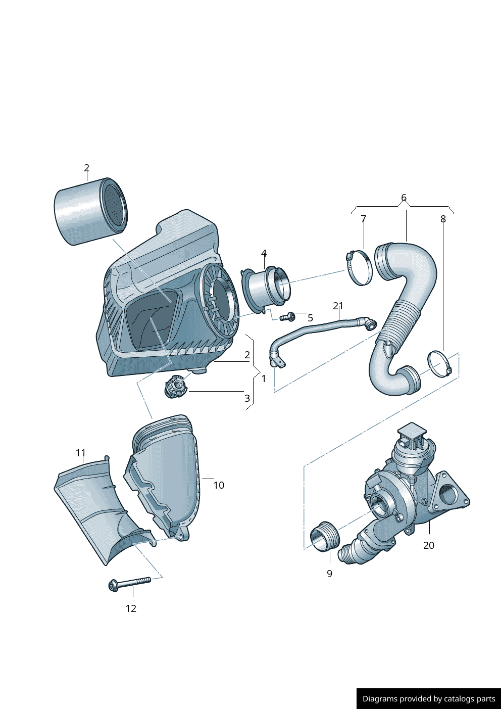 Car part diagram
