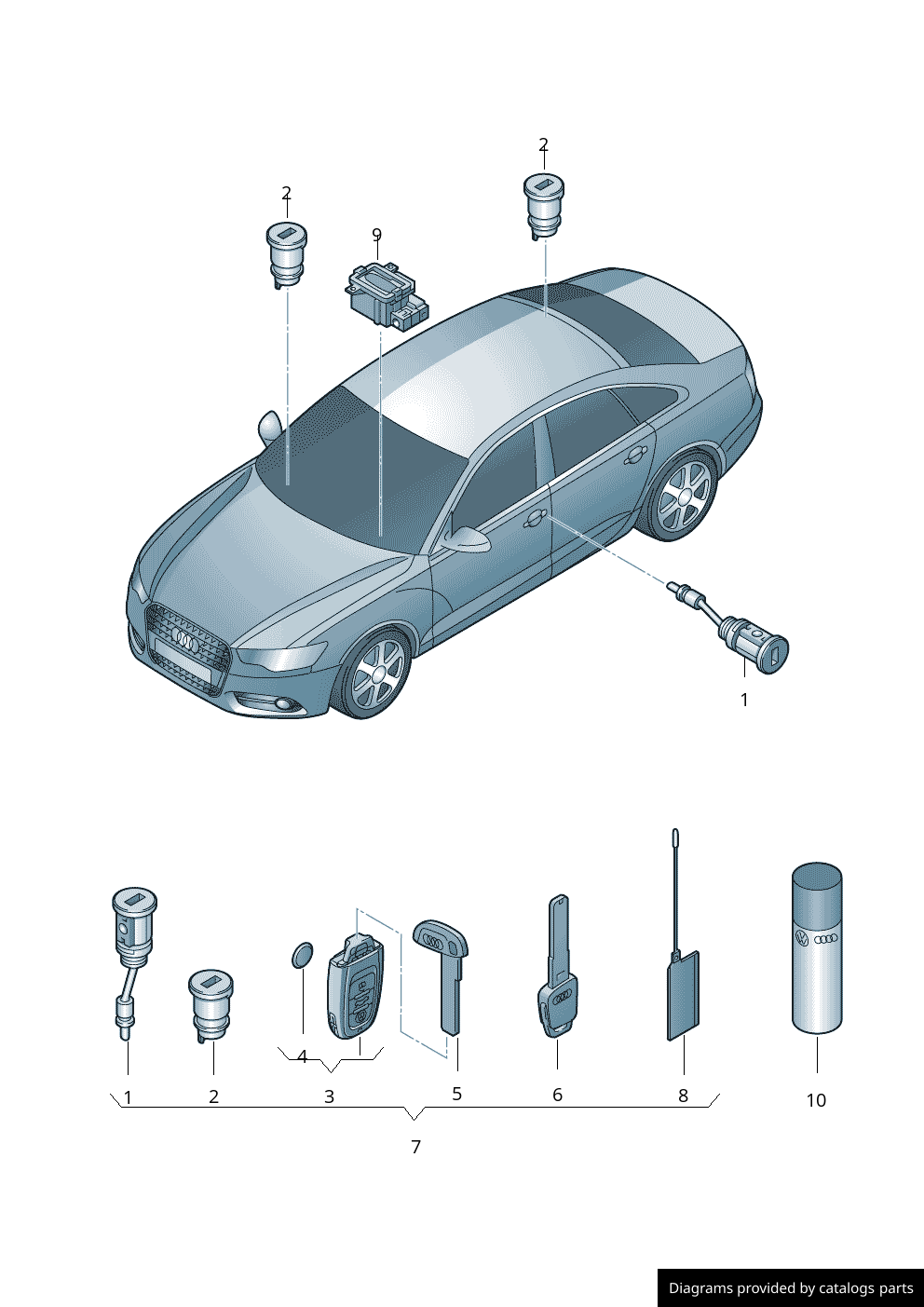 Car part diagram