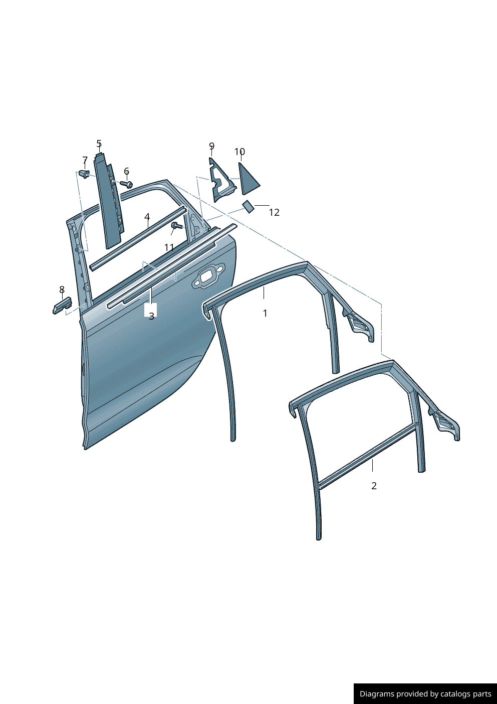 Car part diagram