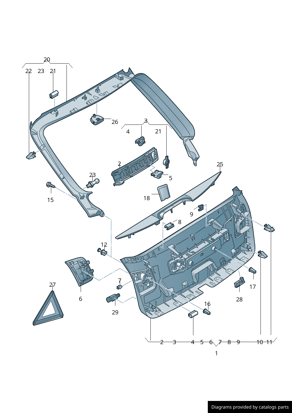 Car part diagram