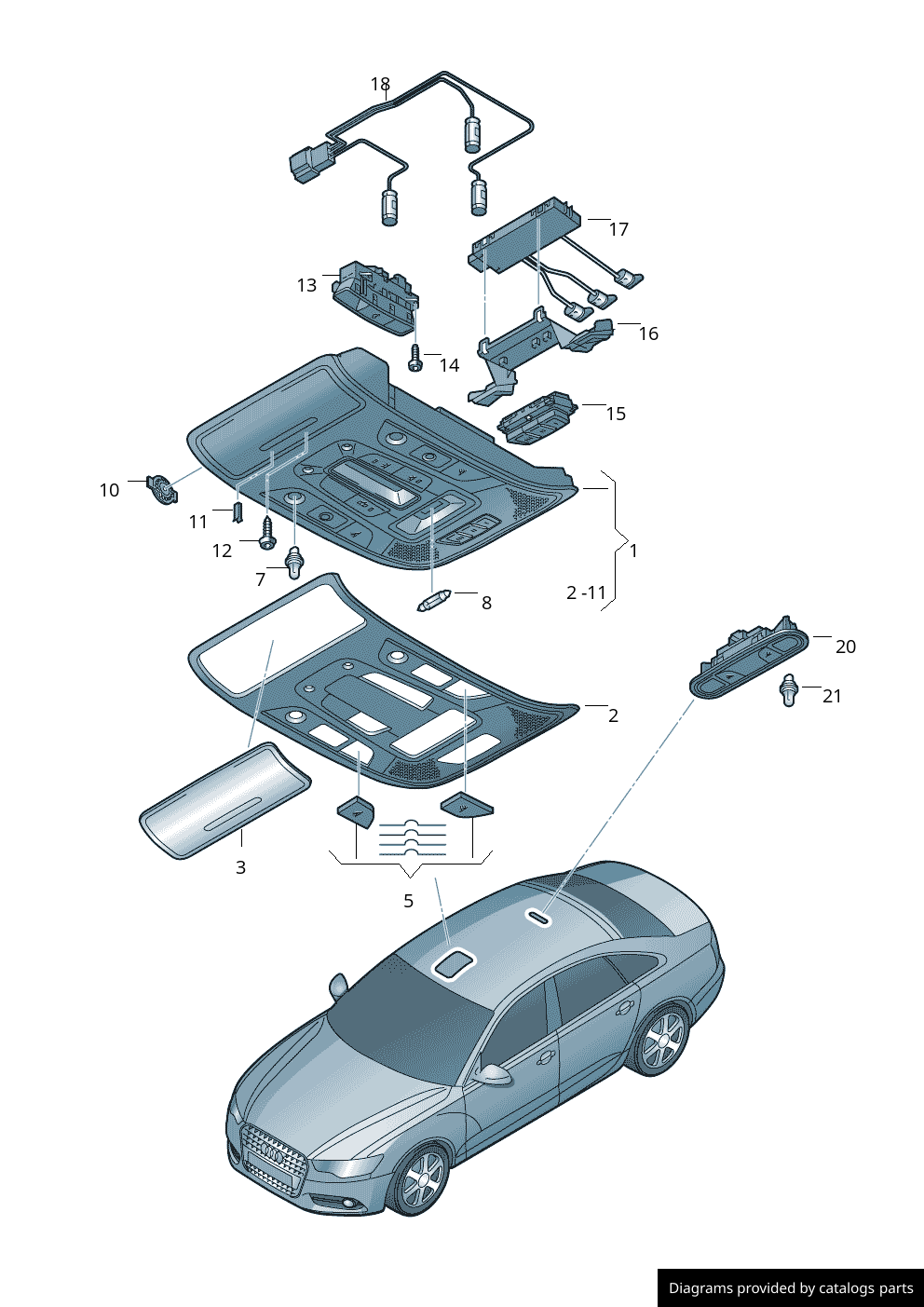 Car part diagram