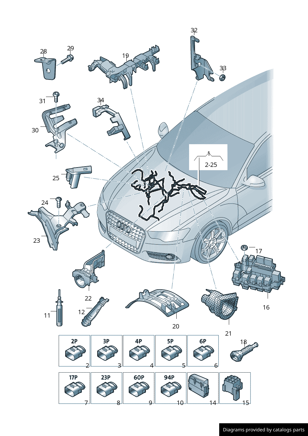 Car part diagram
