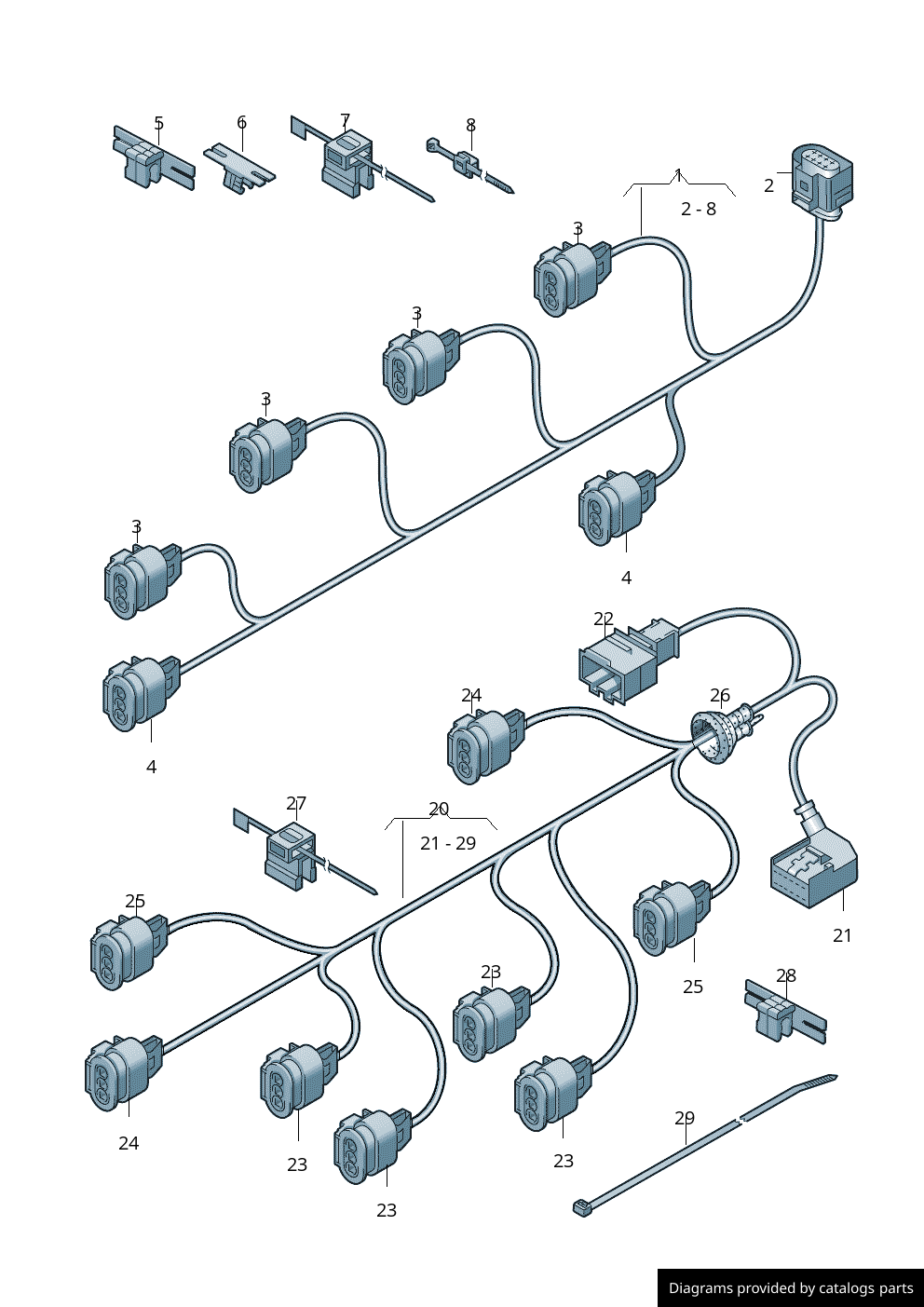 Car part diagram