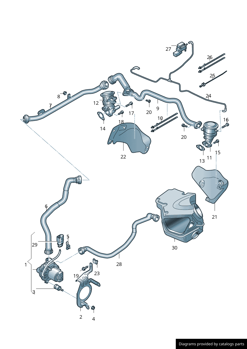Car part diagram