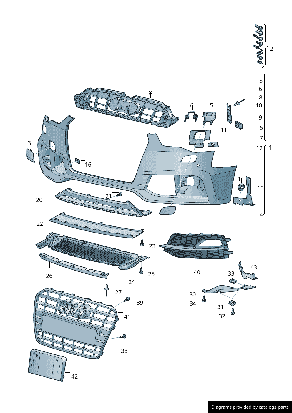 Car part diagram